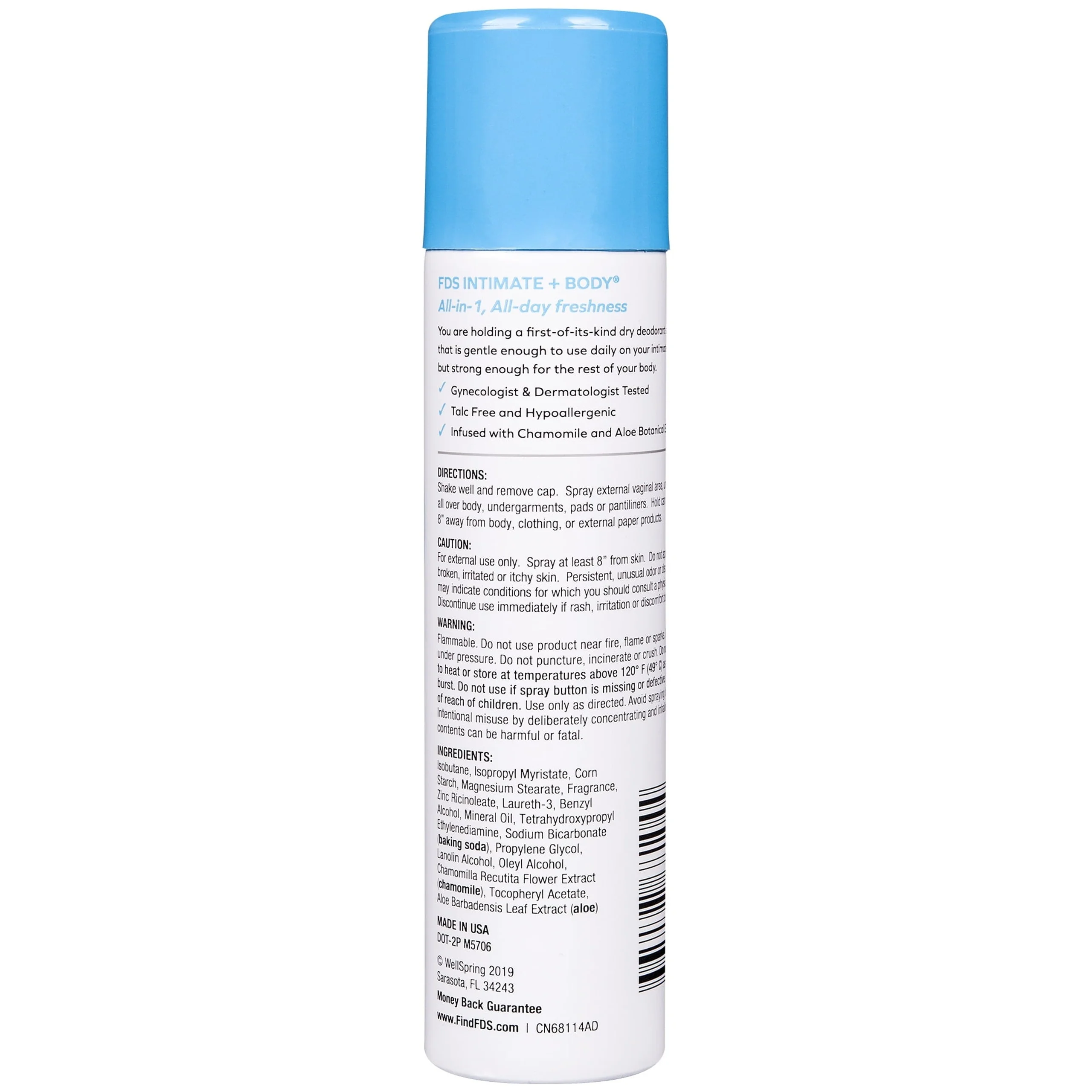 FDS White Blossom Feminine Spray - 2.0oz/24pk - Image 2
