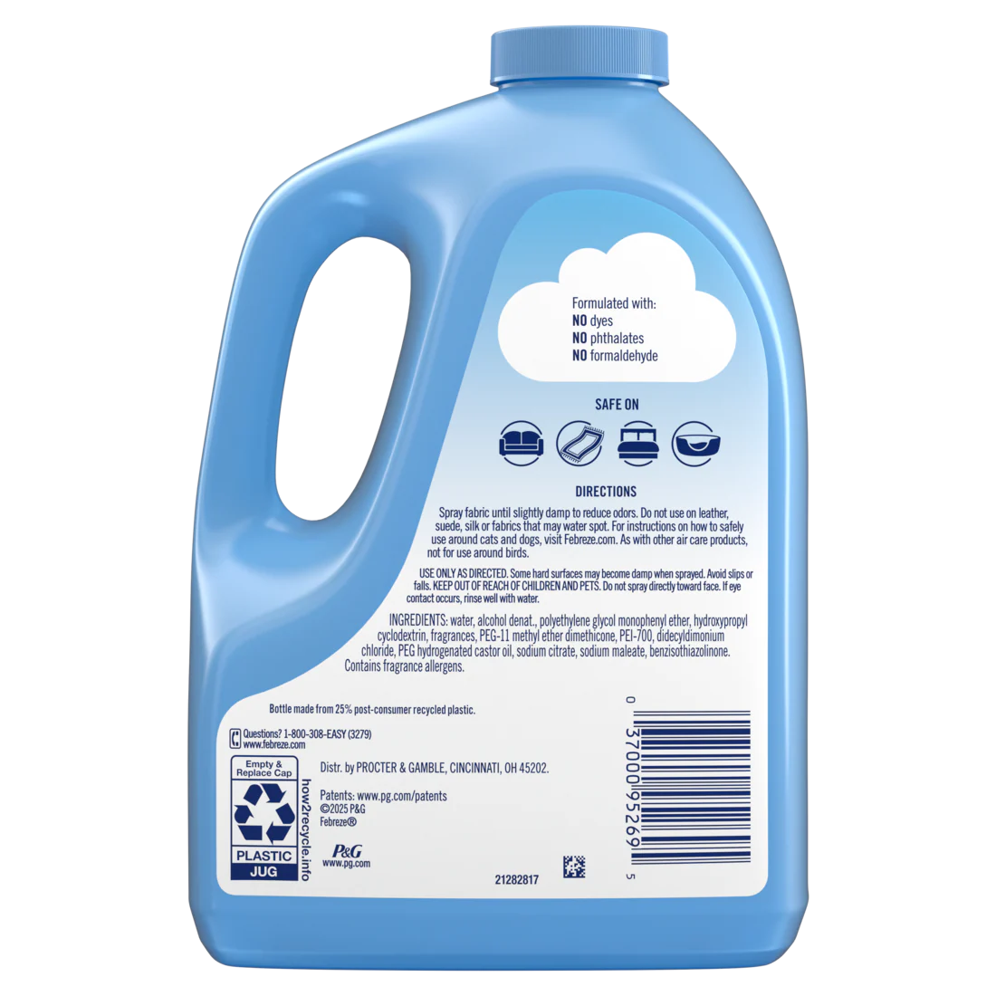 Febreze Fabric Odor-Fighting Refresher Pet Odor Fighter Refill - 67.6oz/2pk - Image 3