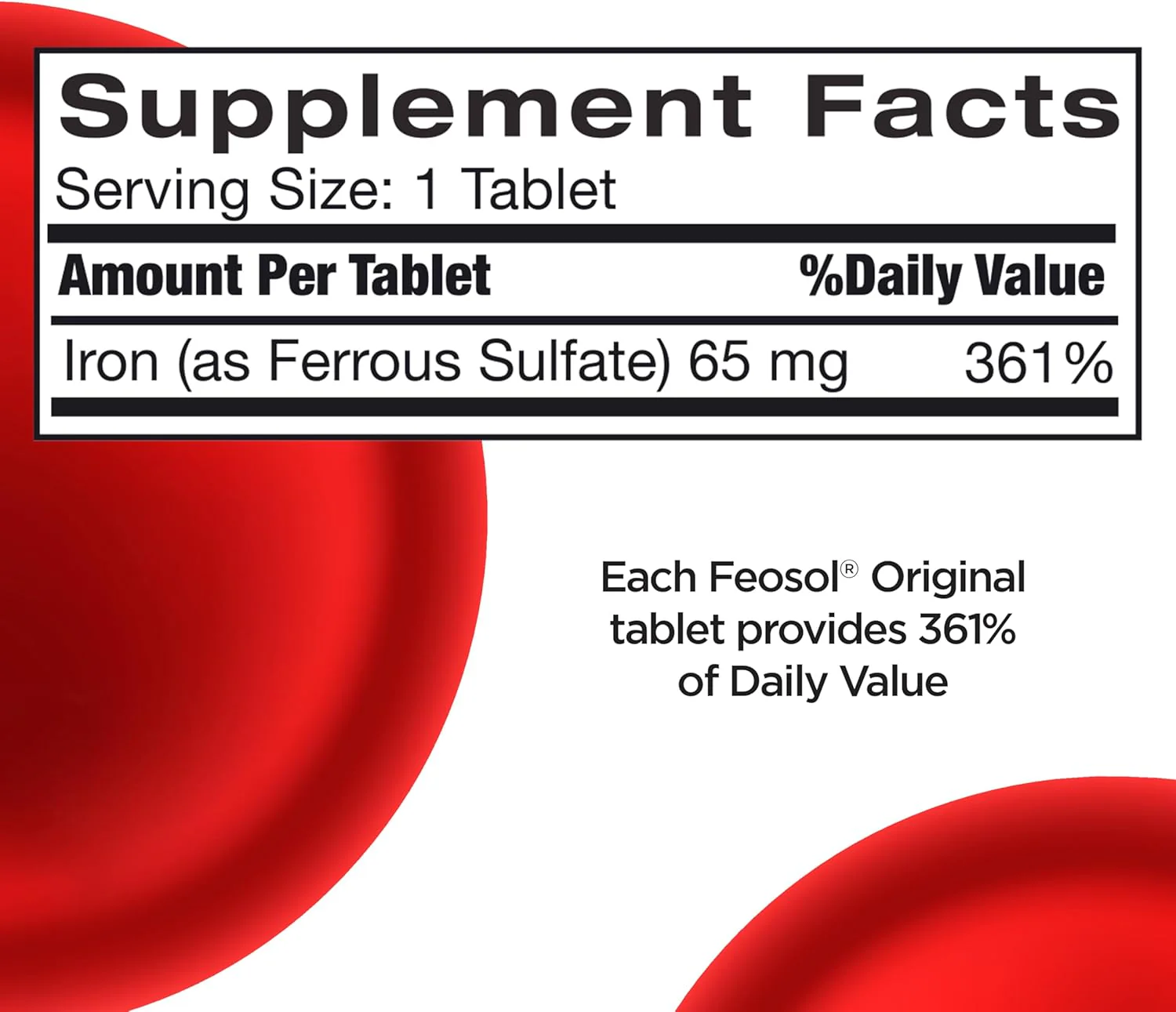 Feosol Original Tablets - 120ct/36pk - Image 2