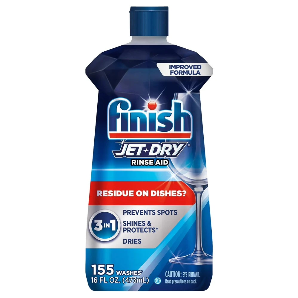 Finish Jet-Dry Rinse Aid - Liquid Original - 16oz/6pk
