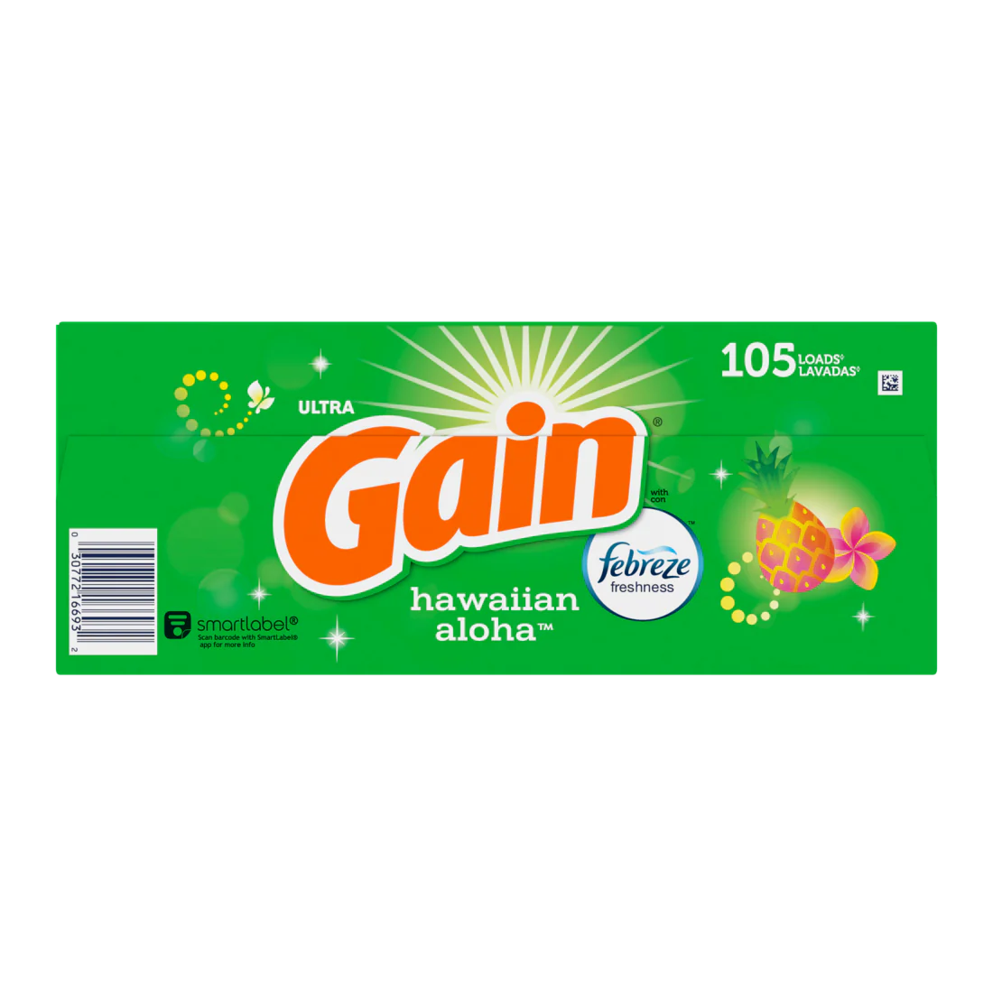 Gain Powder Laundry Detergent Hawaiian Aloha Scent 105 Loads - 135oz/2pk - Image 2