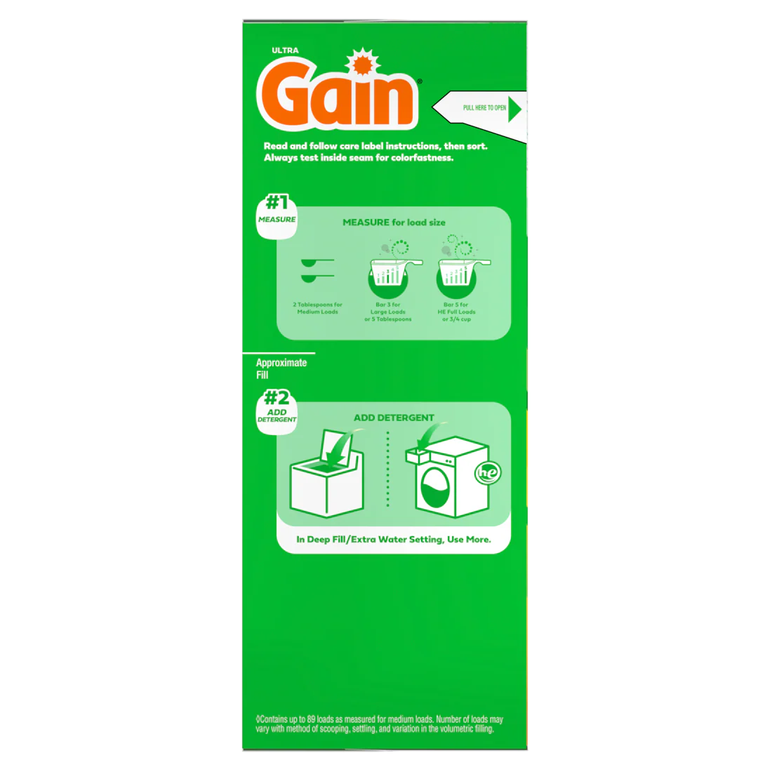 Gain Powder Laundry Detergent Island Fresh Scent 89 Loads - 82oz/3pk - Image 2
