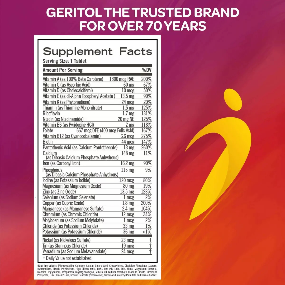 Geritol Complete Tablets - 100ct/3pk - Image 2