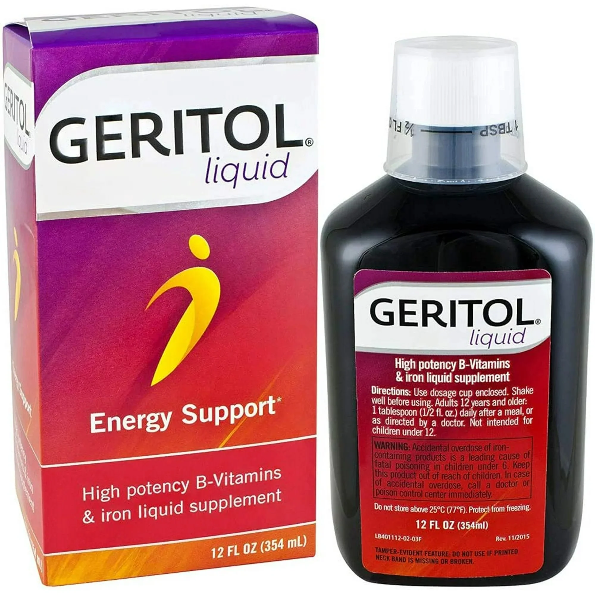 Geritol Liquid - 12oz/3pk
