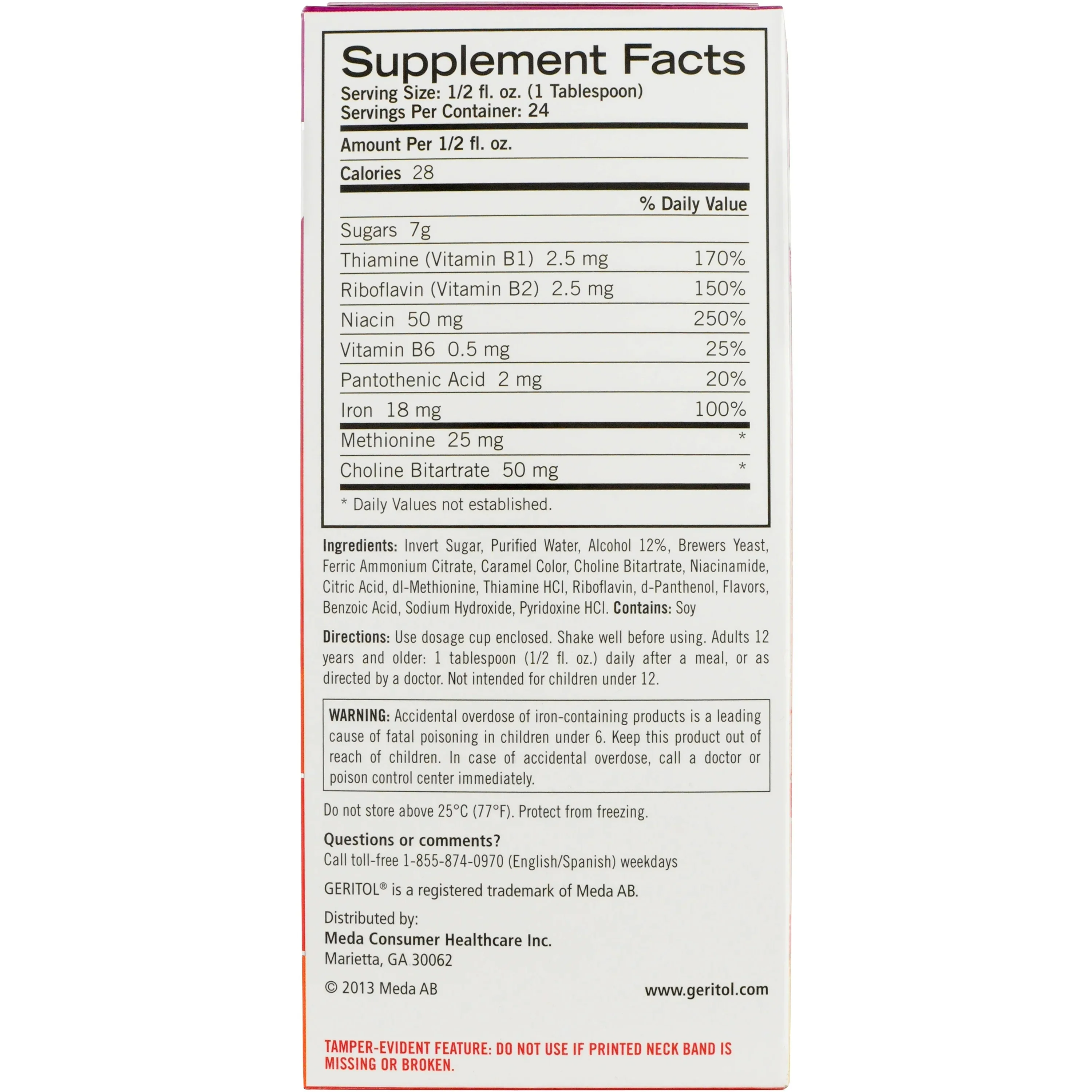 Geritol Liquid - 12oz/3pk - Image 2
