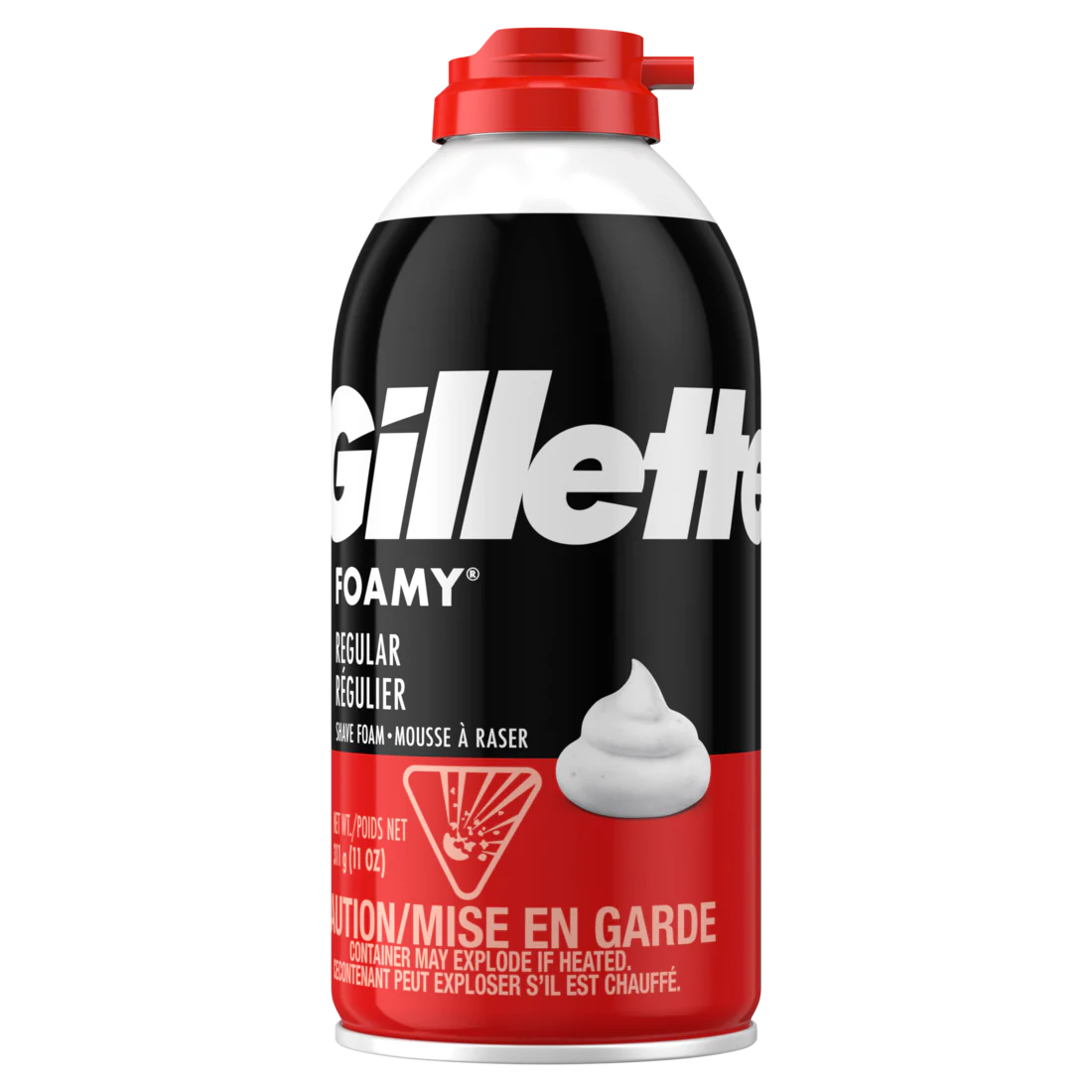 Gillette Foamy Classic Shave Foam For Men Original Scent - 11oz/12pk