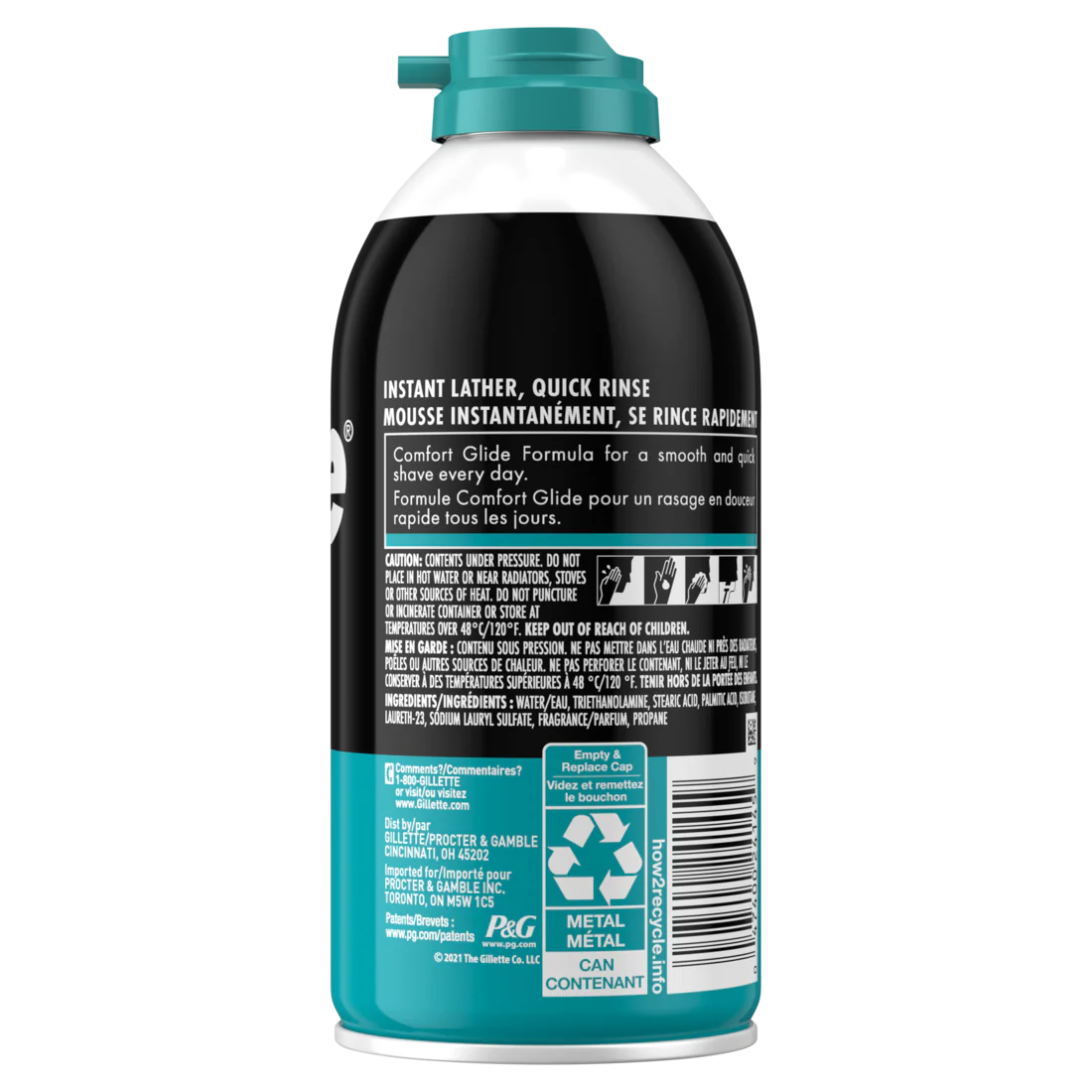 Gillette Foamy Sensitive Shave Foam For Men Sensitive Skin - 11oz/12pk - Image 2