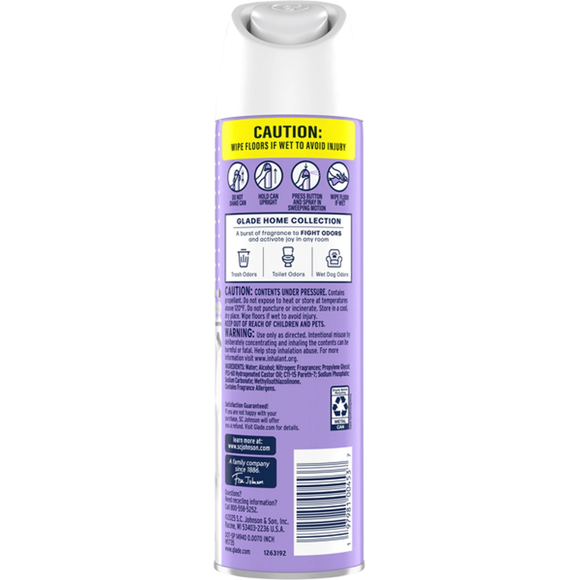 Glade Aerosol - Lavender - 7.3oz/6pk - Image 2