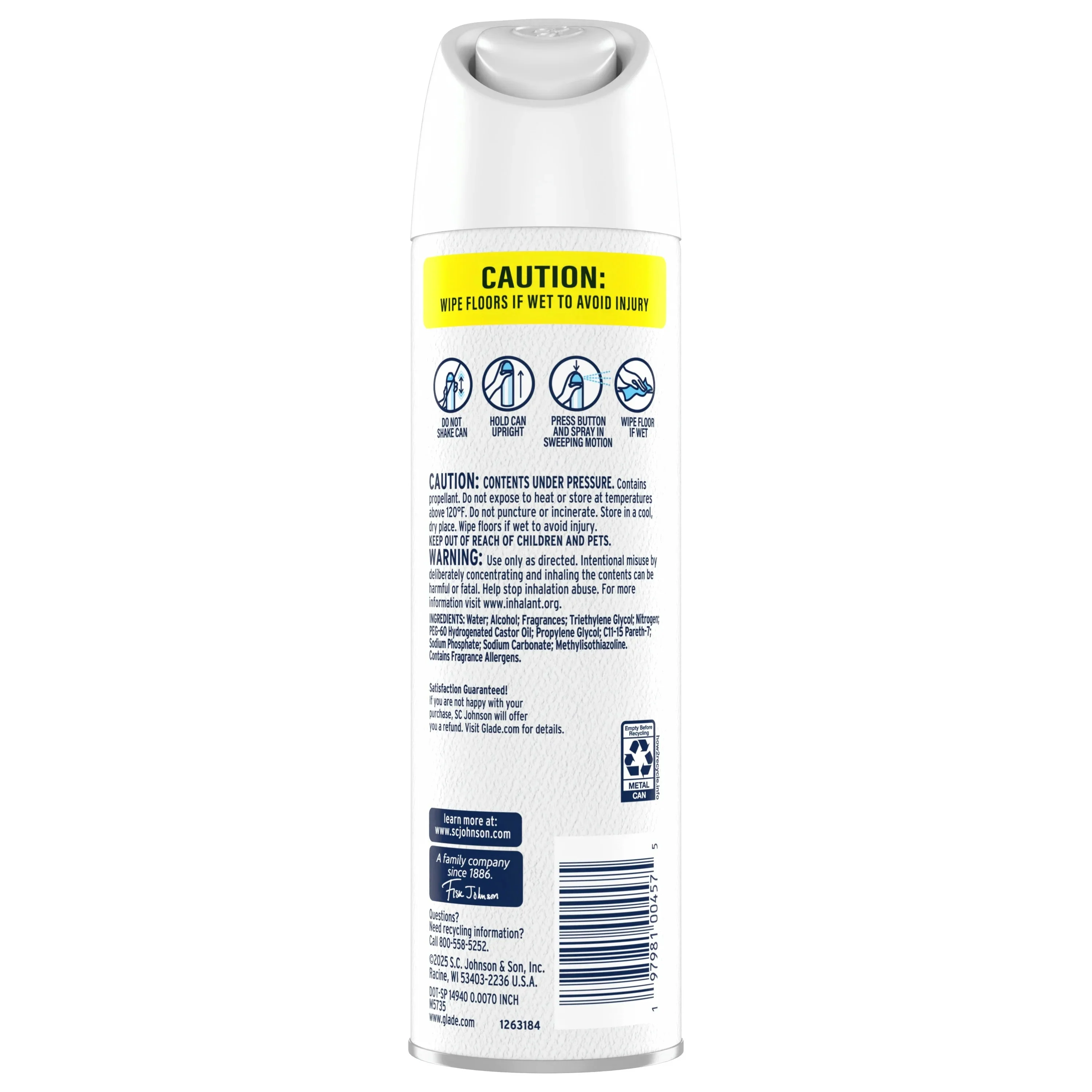 Glade Aerosol - Sweet Summertime - 7.3oz/6pk - Image 2