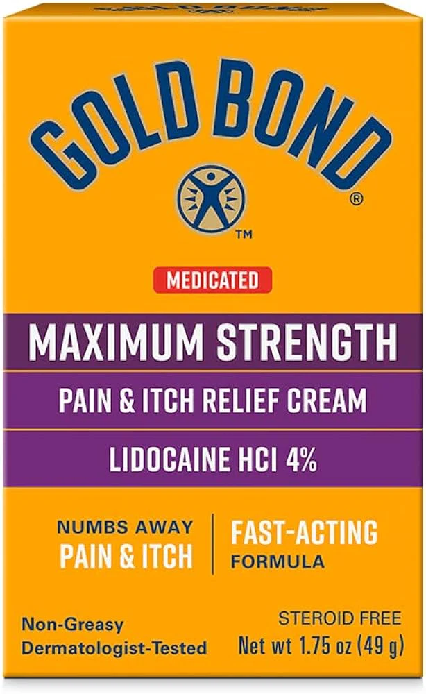 Gold Bond Maximum Strength Pain & Itch Creme - 1.75oz/4pk