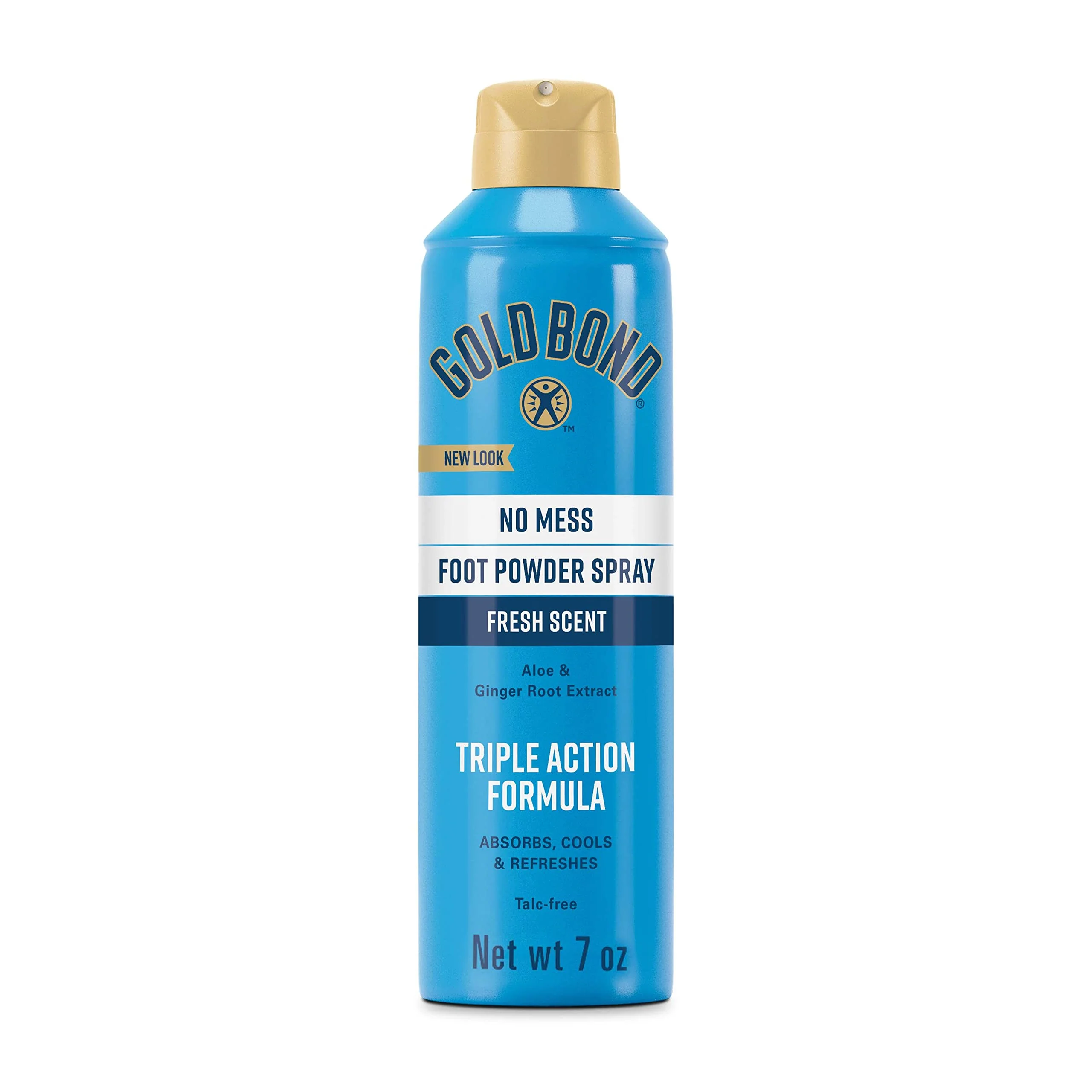 Gold Bond No Mess Foot Powder Spray - 7oz/4pk