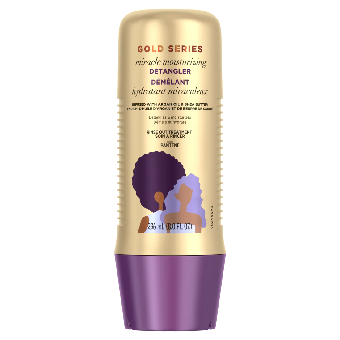 Gold Series From Pantene Miracle Detangler With Argon Oil - 8oz/6pk