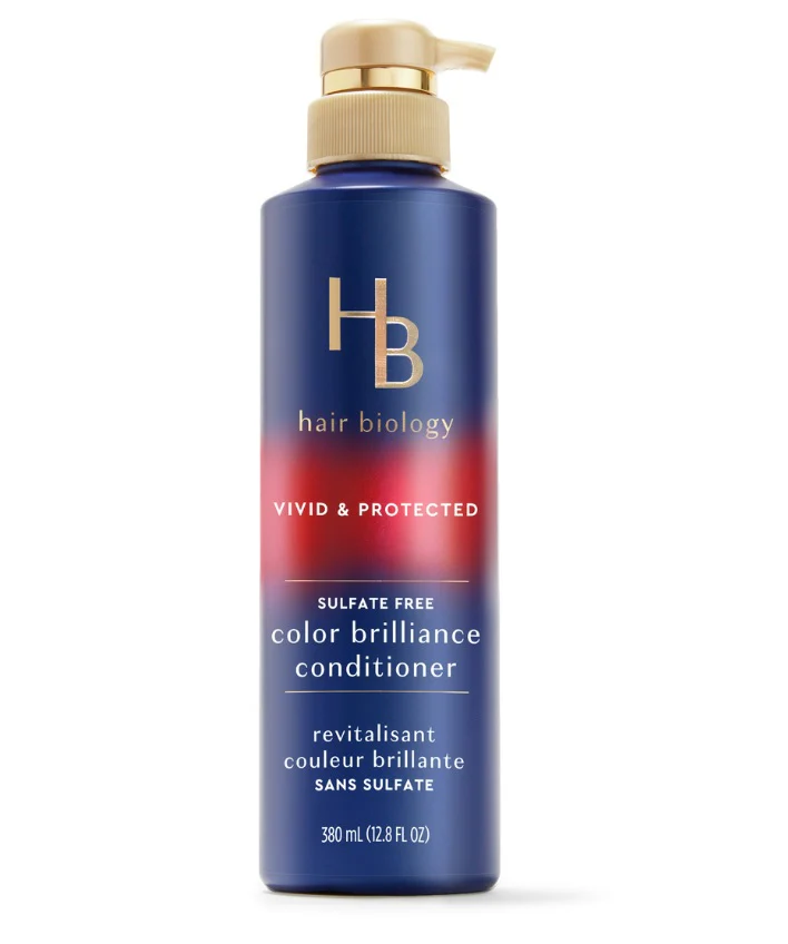 Hair Biology Vivid and Protected Color Brilliance Conditioner for Color-Treated Gray Hair - 12.8oz/4pk