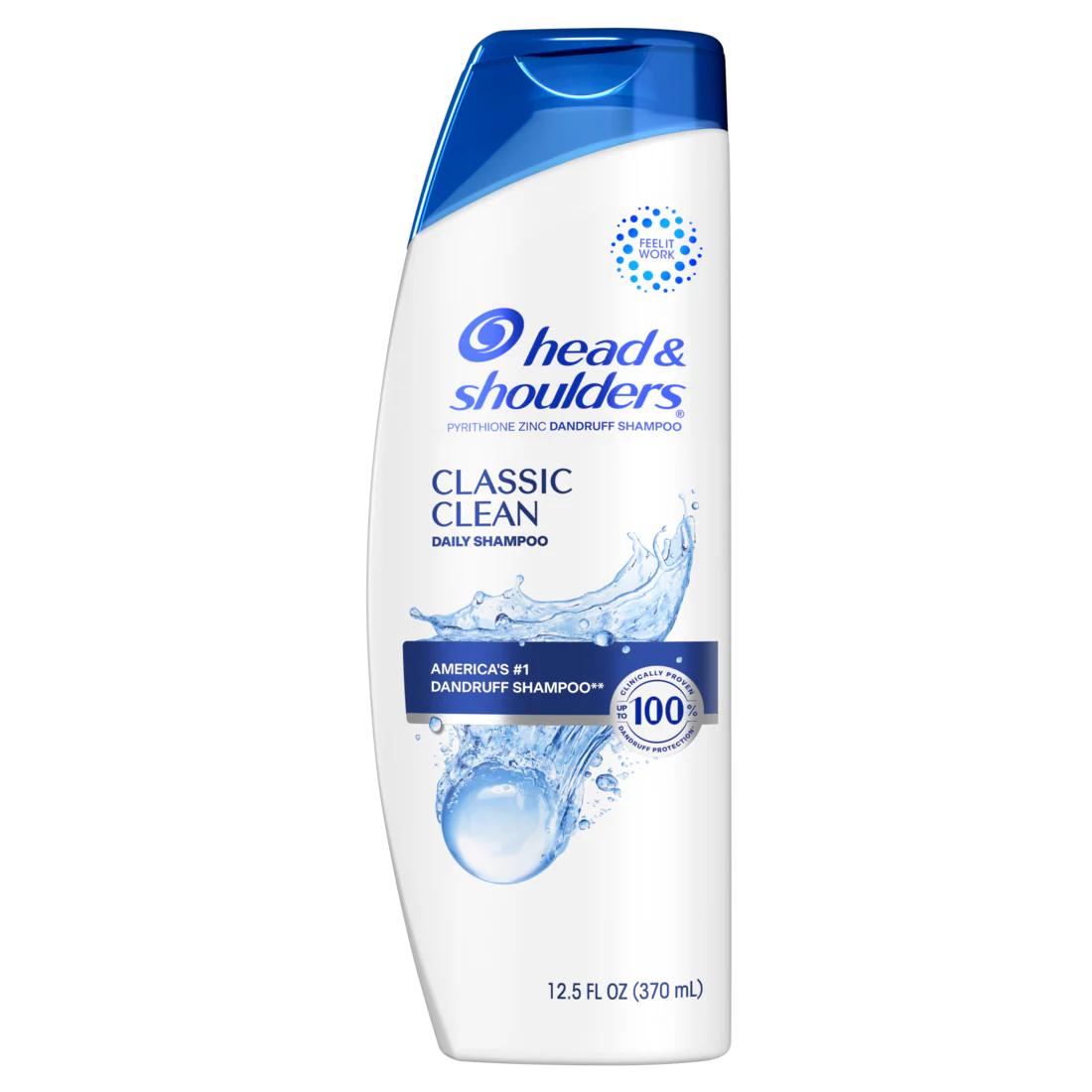 Head And Shoulders Dandruff Shampoo Anti-Dandruff Treatment Classic Clean For Daily Use Paraben Free - 12.5oz/6pk
