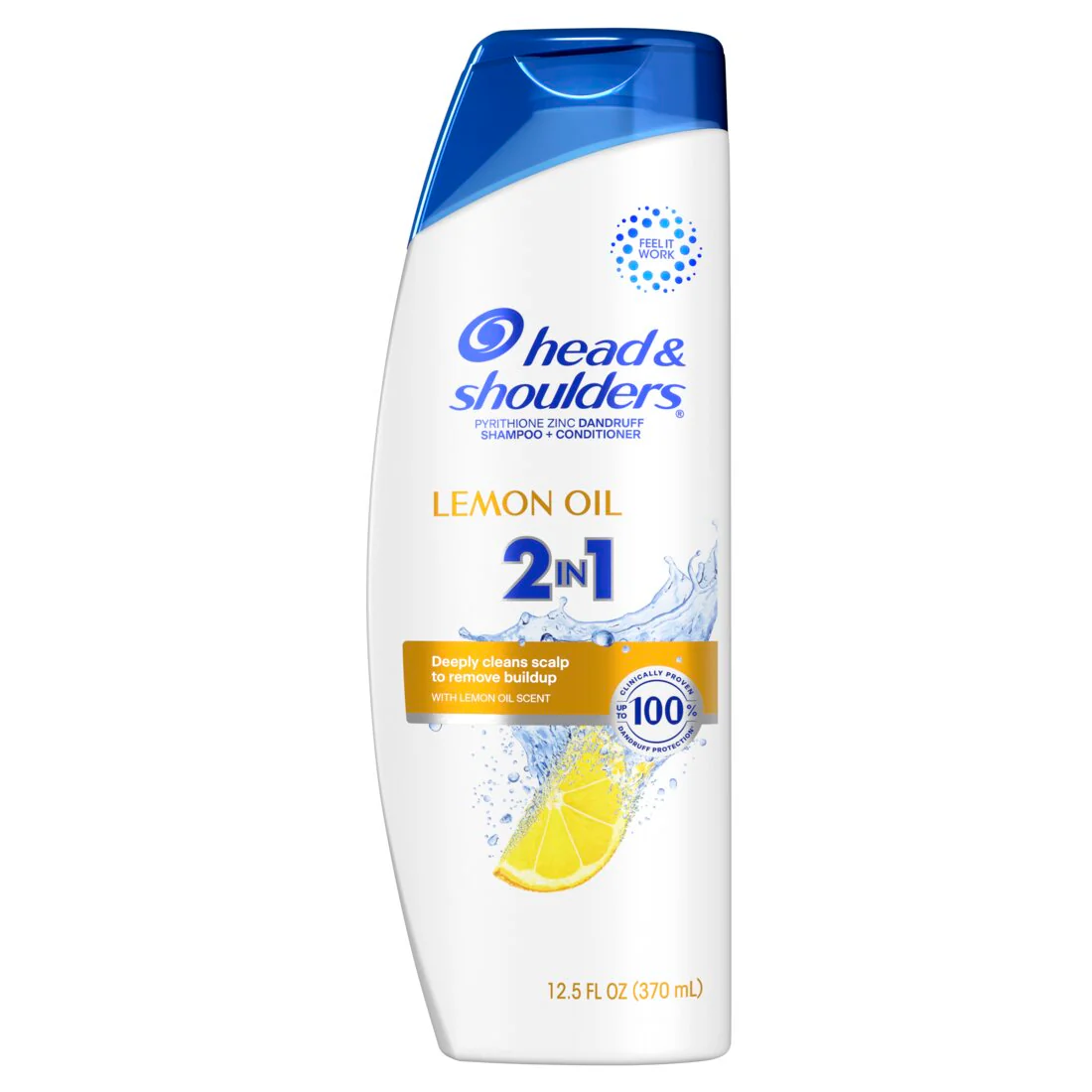 Head & Shoulders 2 in 1 Dandruff Shampoo and Conditioner Lemon Essential Oil - 12.5oz/6pk