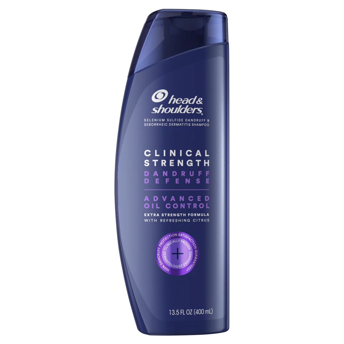 Head & Shoulders Clinical Dandruff Defense + Advanced Oil Control Shampoo -13.5oz/6pk