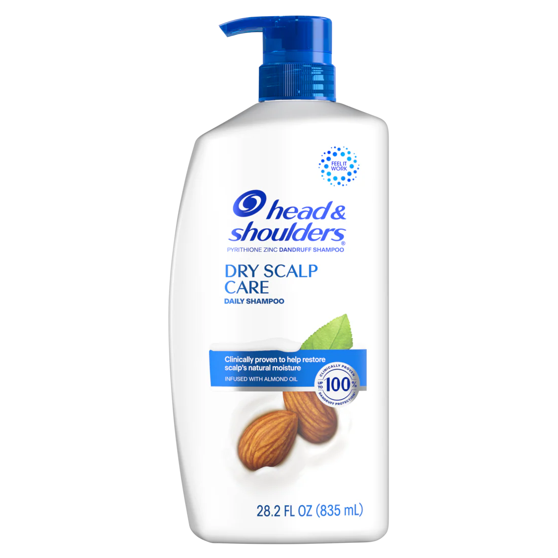 Head And Shoulders Dandruff Shampoo Anti-Dandruff Treatment Dry Scalp Care For Daily Use Paraben Free - 28.2oz/4pk