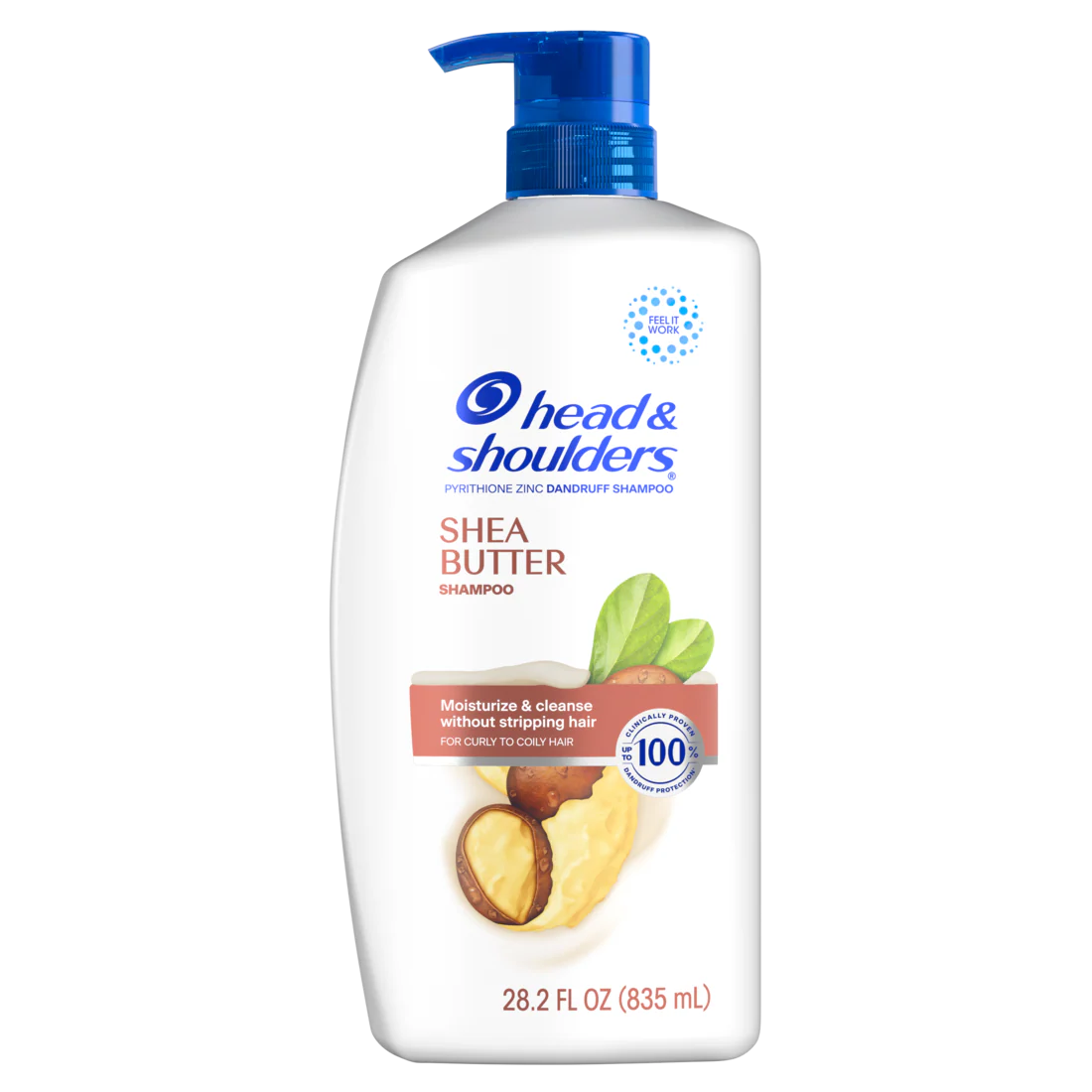 Head And Shoulders Dandruff Shampoo Anti-Dandruff Treatment Shea Butter For Daily Use Paraben Free - 28.2oz/4pk