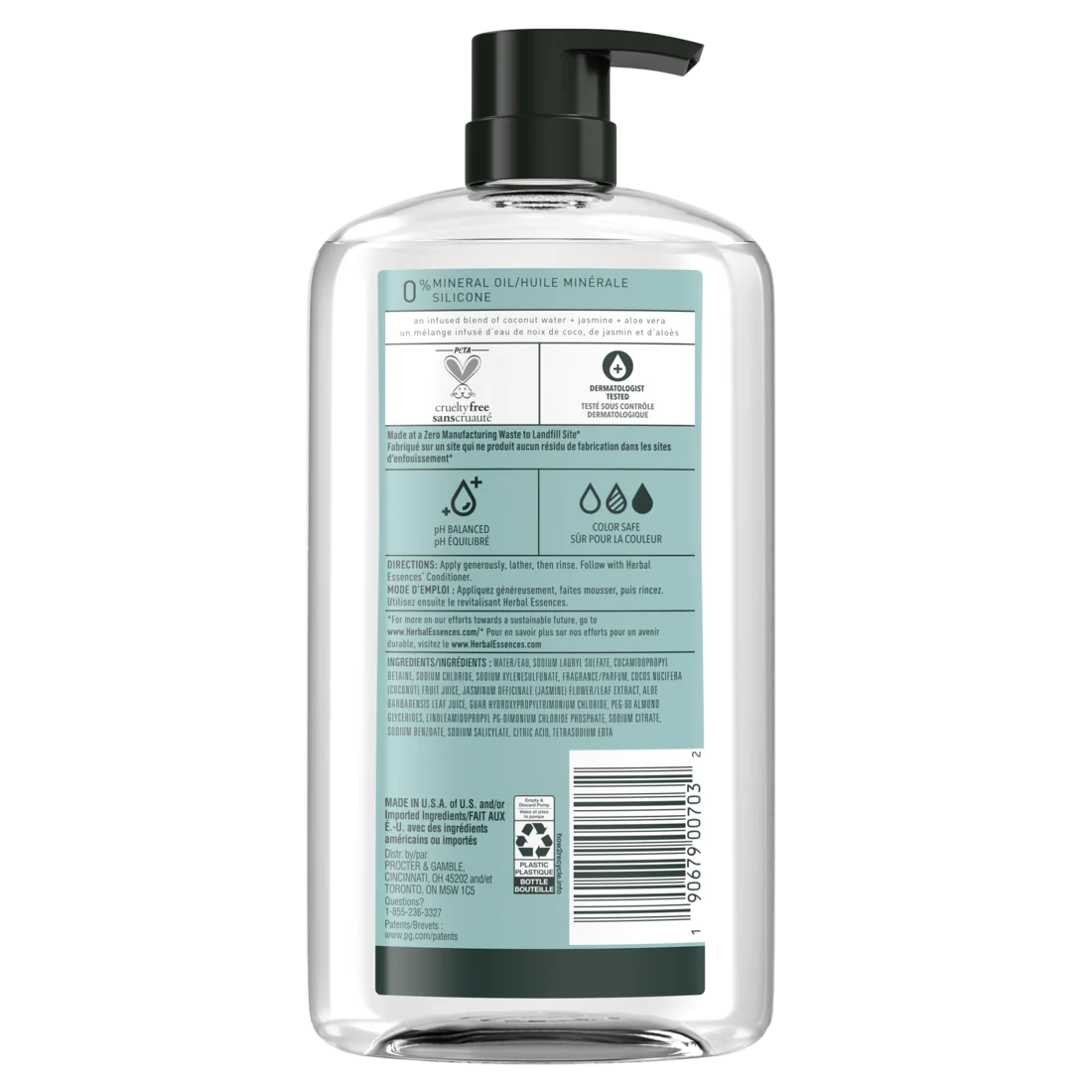 Herbal Essences Classics Hydrate Coconut Water & Jasmine Shampoo - 29.2oz/4pk - Image 2