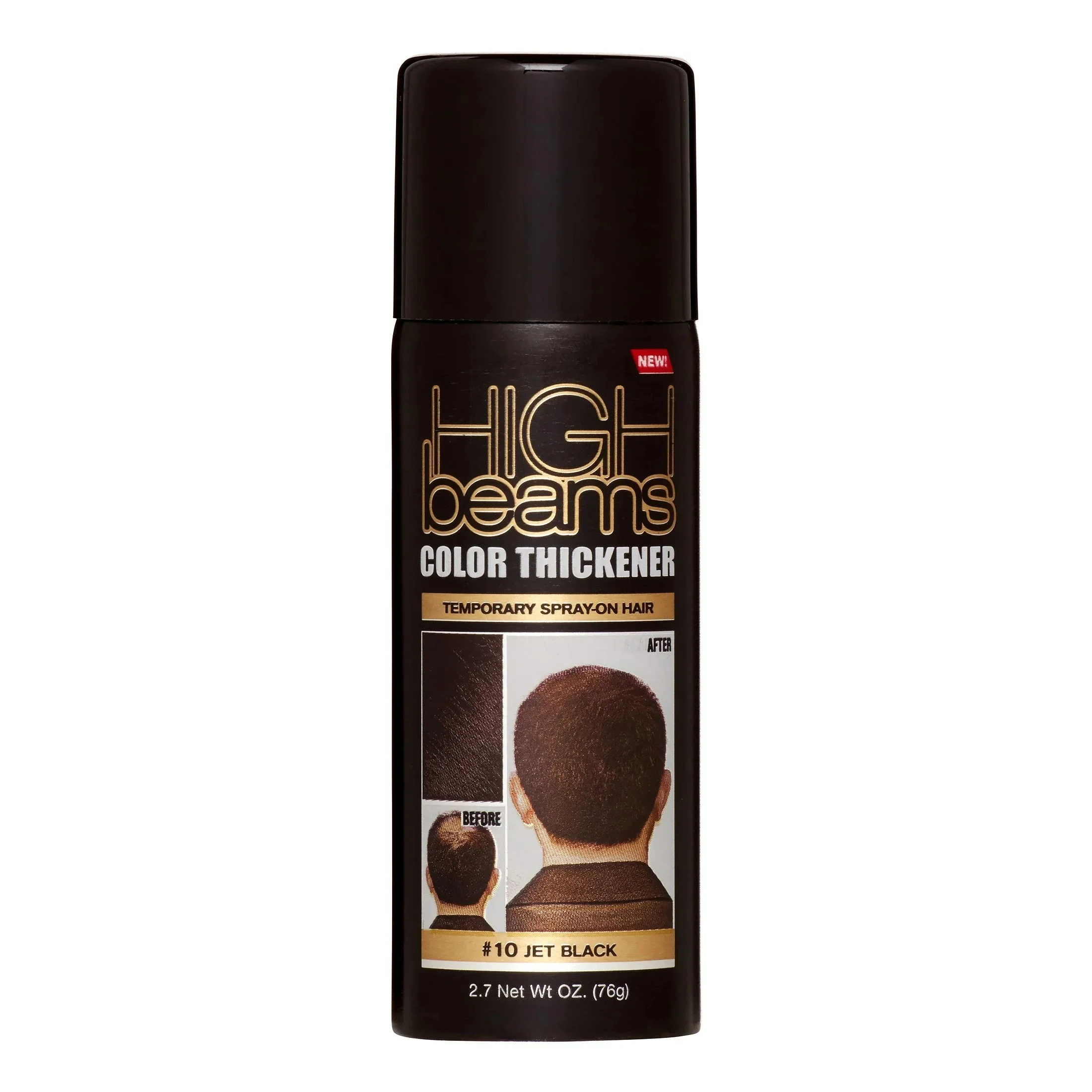 High Beams Color Thickener Jet Black - 2.7oz/6pk