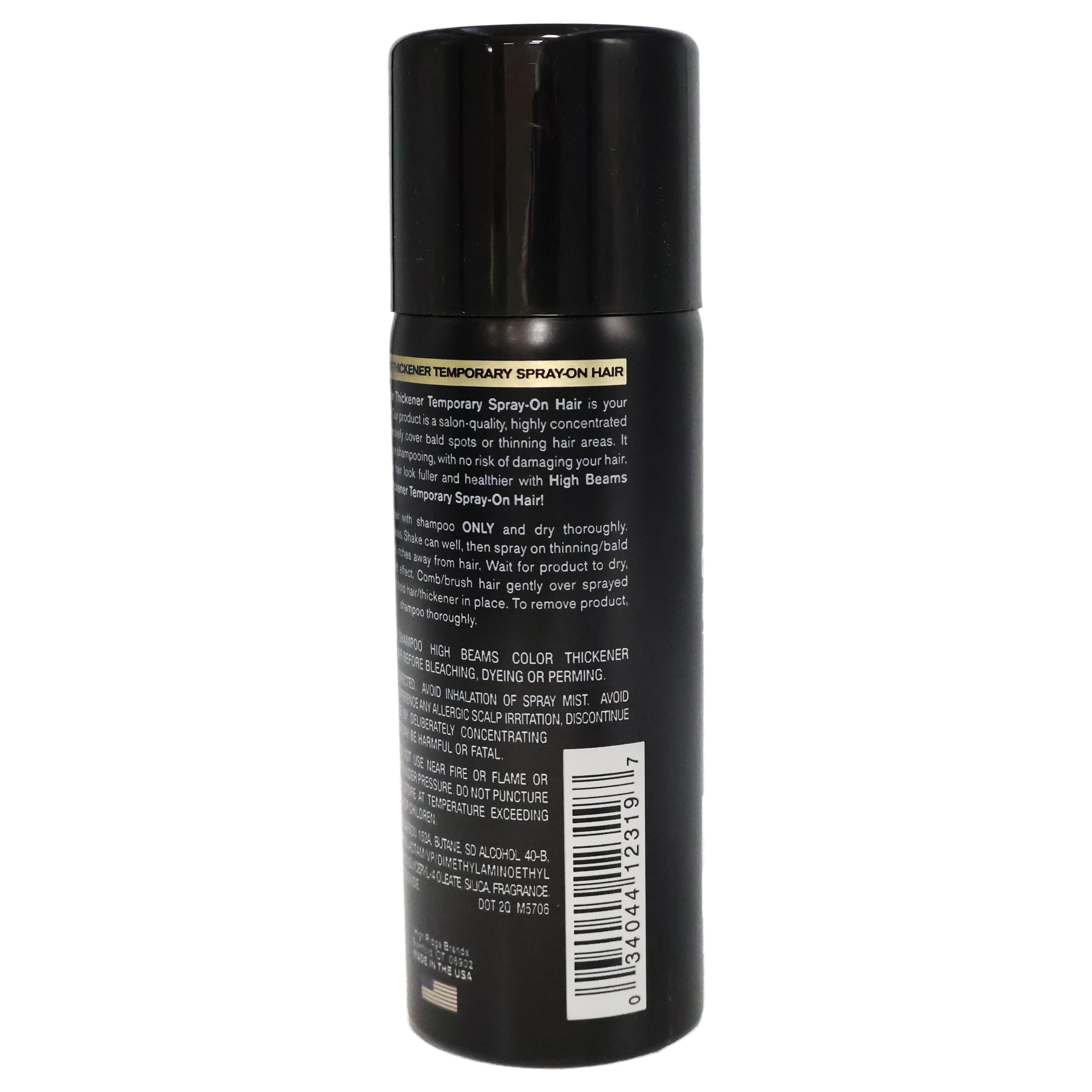 High Beams Color Thickener Jet Black - 2.7oz/6pk - Image 2