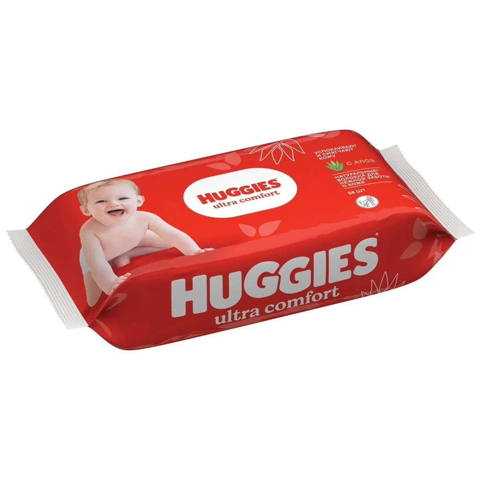 Huggies Baby Wipes Ultra Comfort With Aloe - 56ct/10pk - Image 2