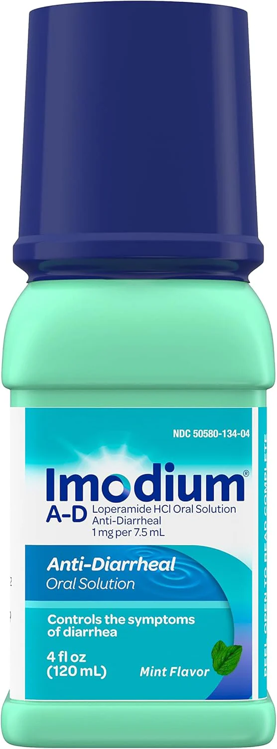 Imodium A-D Anti-Diarrheal Oral Solution Mint Flavor - 4oz/3pk