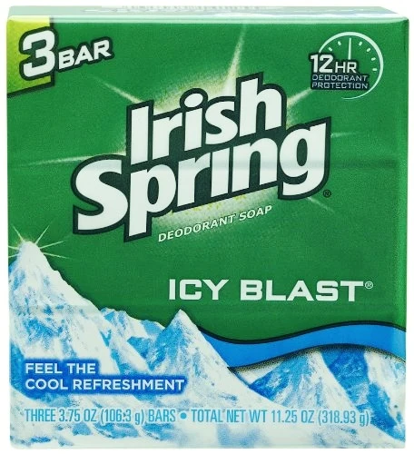 Irish Spring Icy Blast - 3.7oz/3bar/18pk