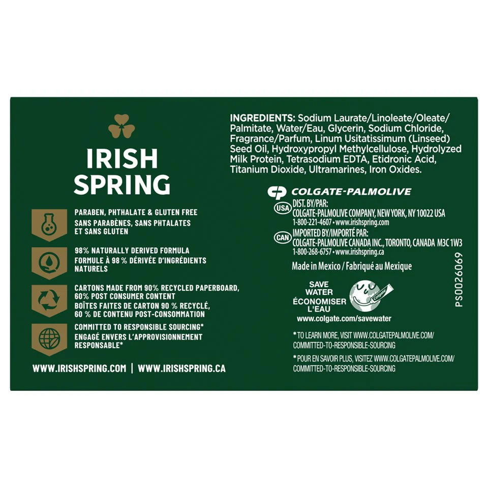 Irish Spring Soap Moisture Blast - (3x3.7)oz/18pk - Image 2