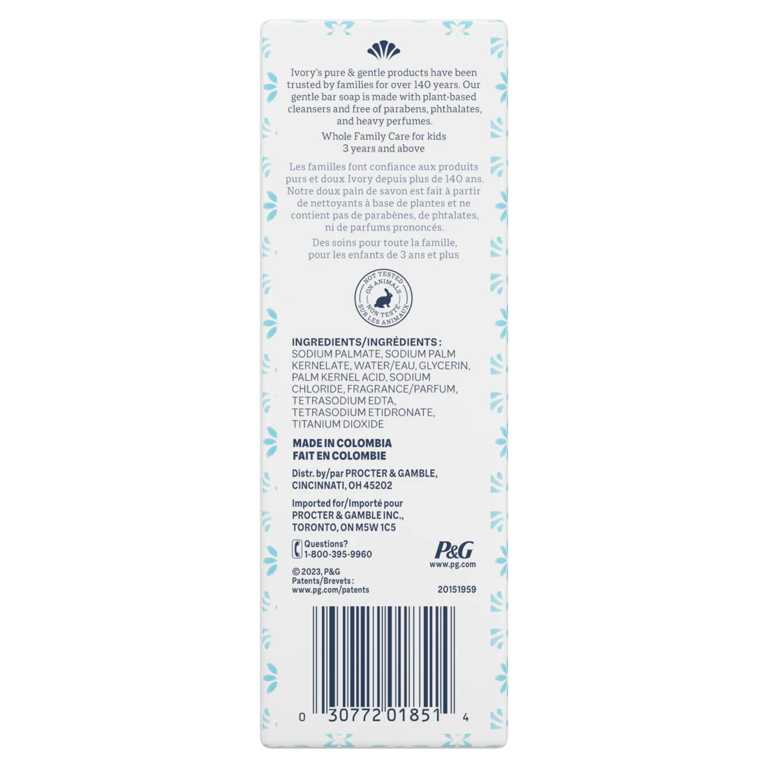 Ivory Bar Soap Original Scent - (12x3.17)oz/4pk - Image 2