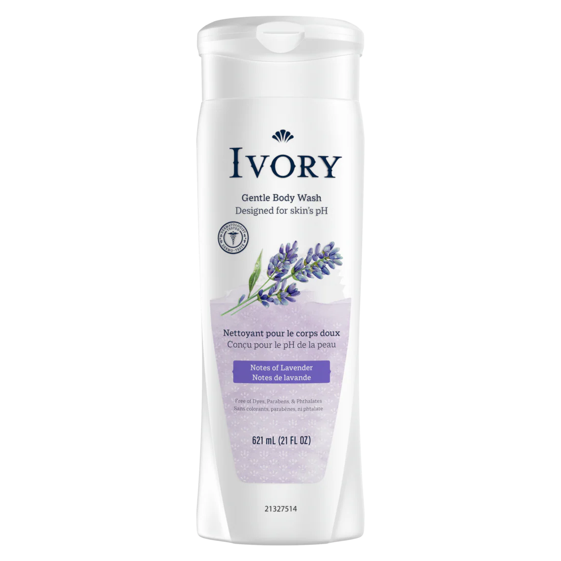 Ivory Gentle Body Wash Lavender Scent - 21oz/4pk