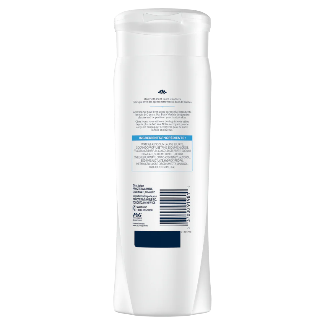 Ivory Gentle Body Wash Original Scent - 12oz/6pk - Image 2
