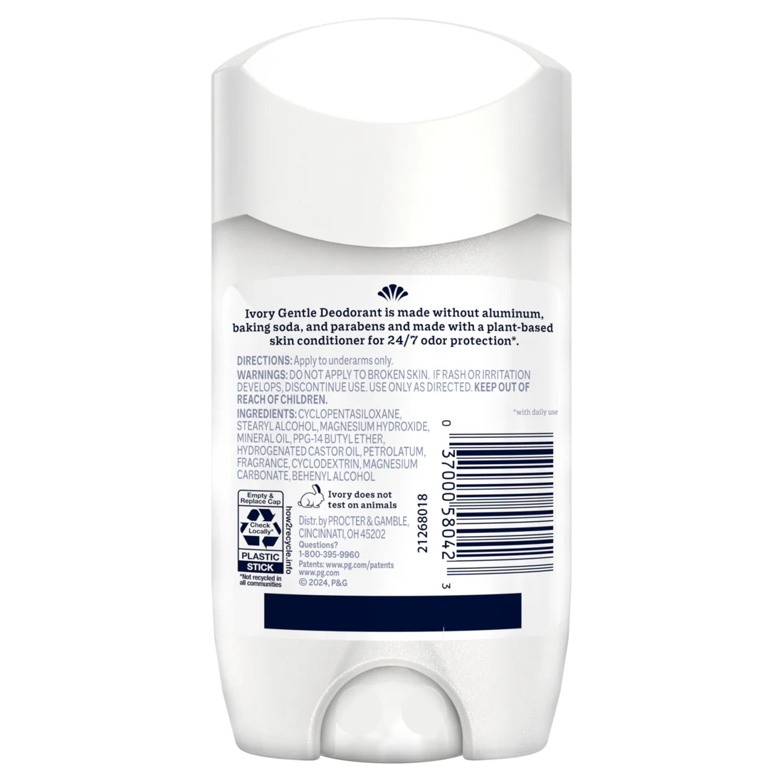 Ivory Gentle Deodorant Notes Of Lavender - 2.4oz/12pk - Image 2