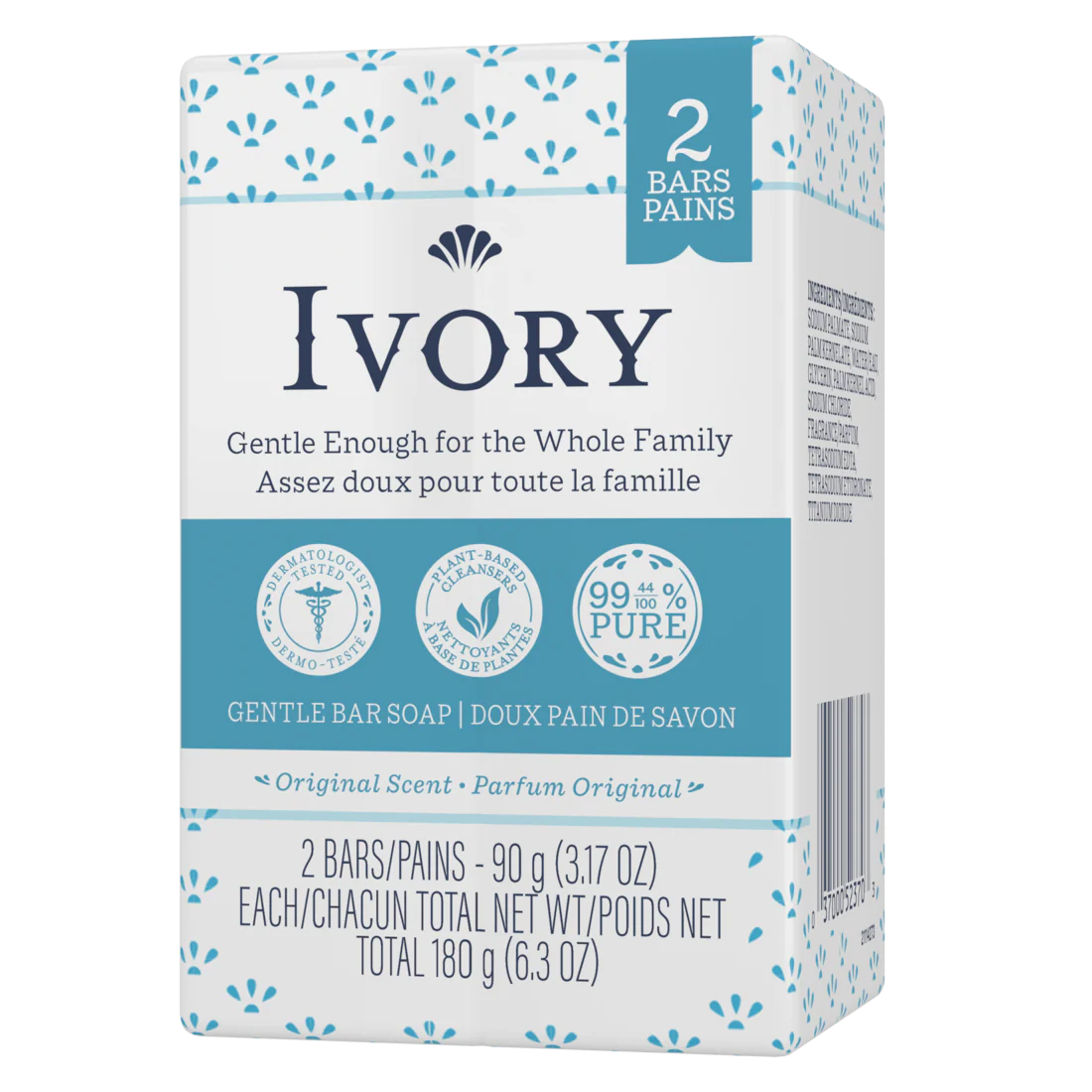 Ivory Gentle Bar Soap Original Scent - (2x3.17)oz/36pk
