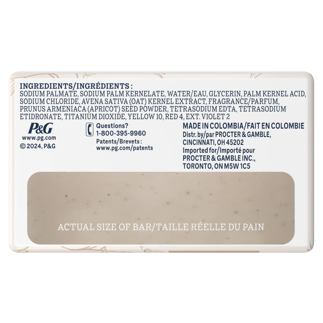 Ivory Gentle Exfoliating Bar Soap Notes Of Warm Vanilla + Oat Milk - (4x3.17)oz/8pk - Image 2