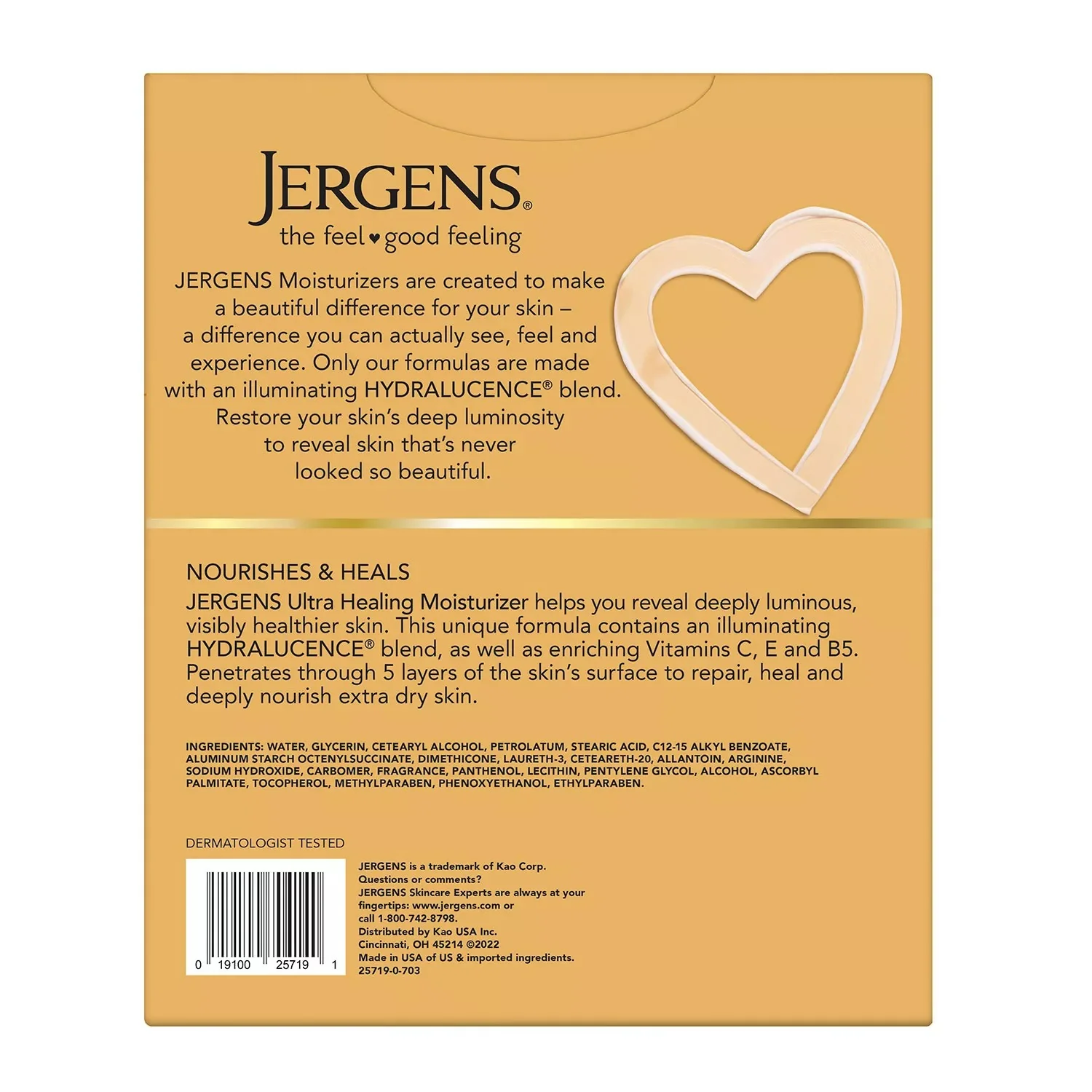 Jergens Ultra Healing Extra Dry Skin Moisturizer 2 Ultra Healing Extra Dry Skin Moisturizers 21oz and 1 Ultra Healing Extra Dry Skin Moisturizer 3oz - 45oz/1pk - Image 2