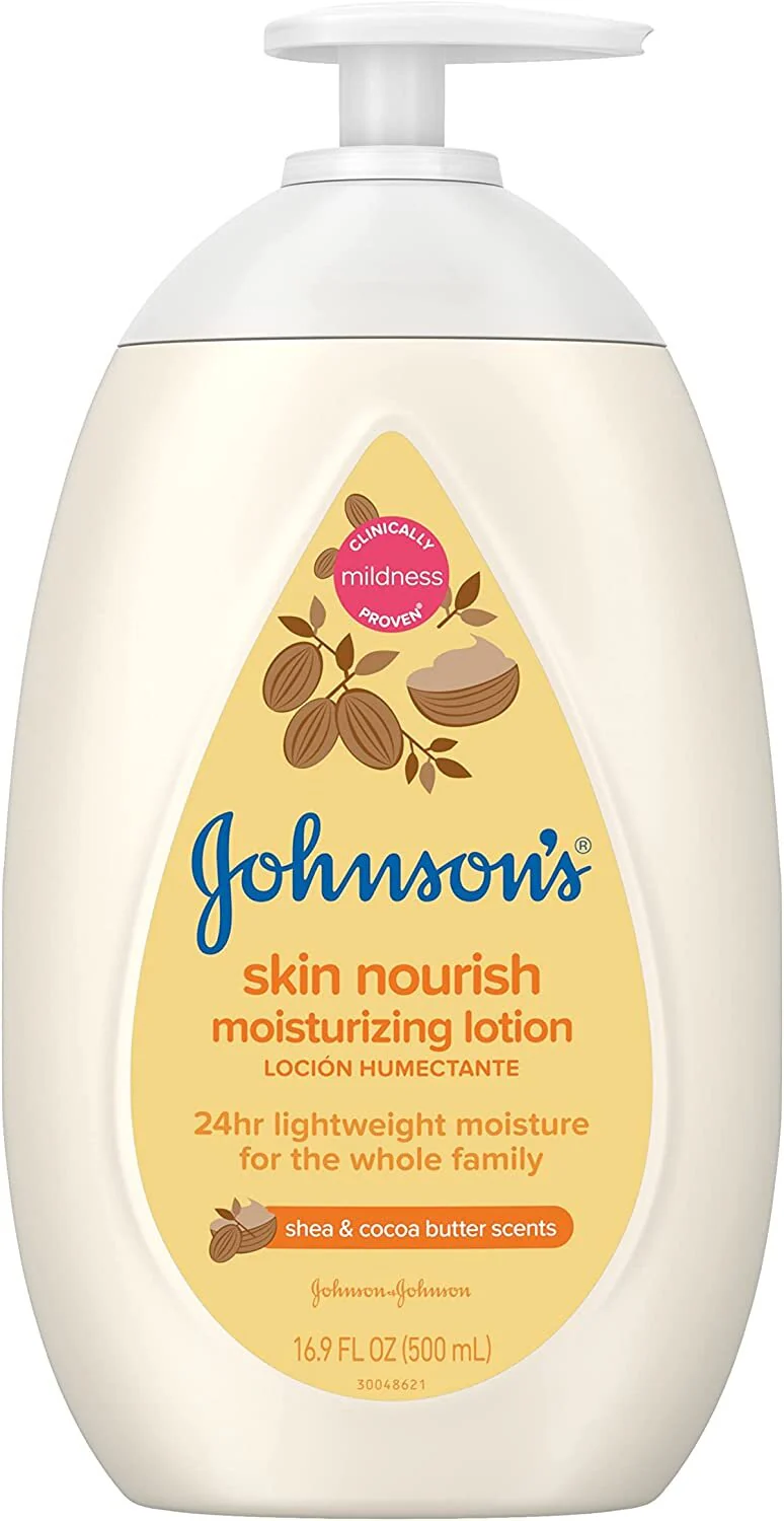 Johnson's Skin Nourish Moisturizing Baby Lotion with Shea & Cocoa Butter Scents - 16.9oz/3pk