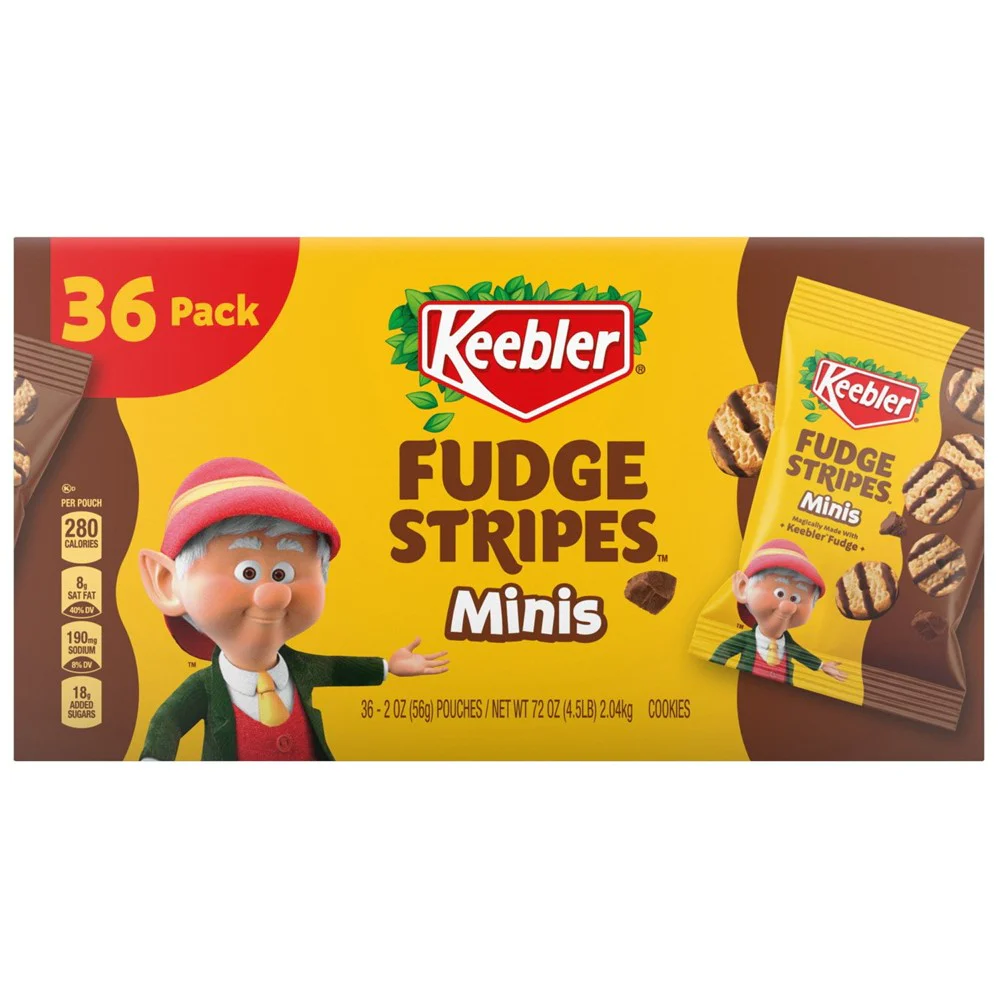 Keebler Mini Fudge Stripes Original - 2oz/36pk