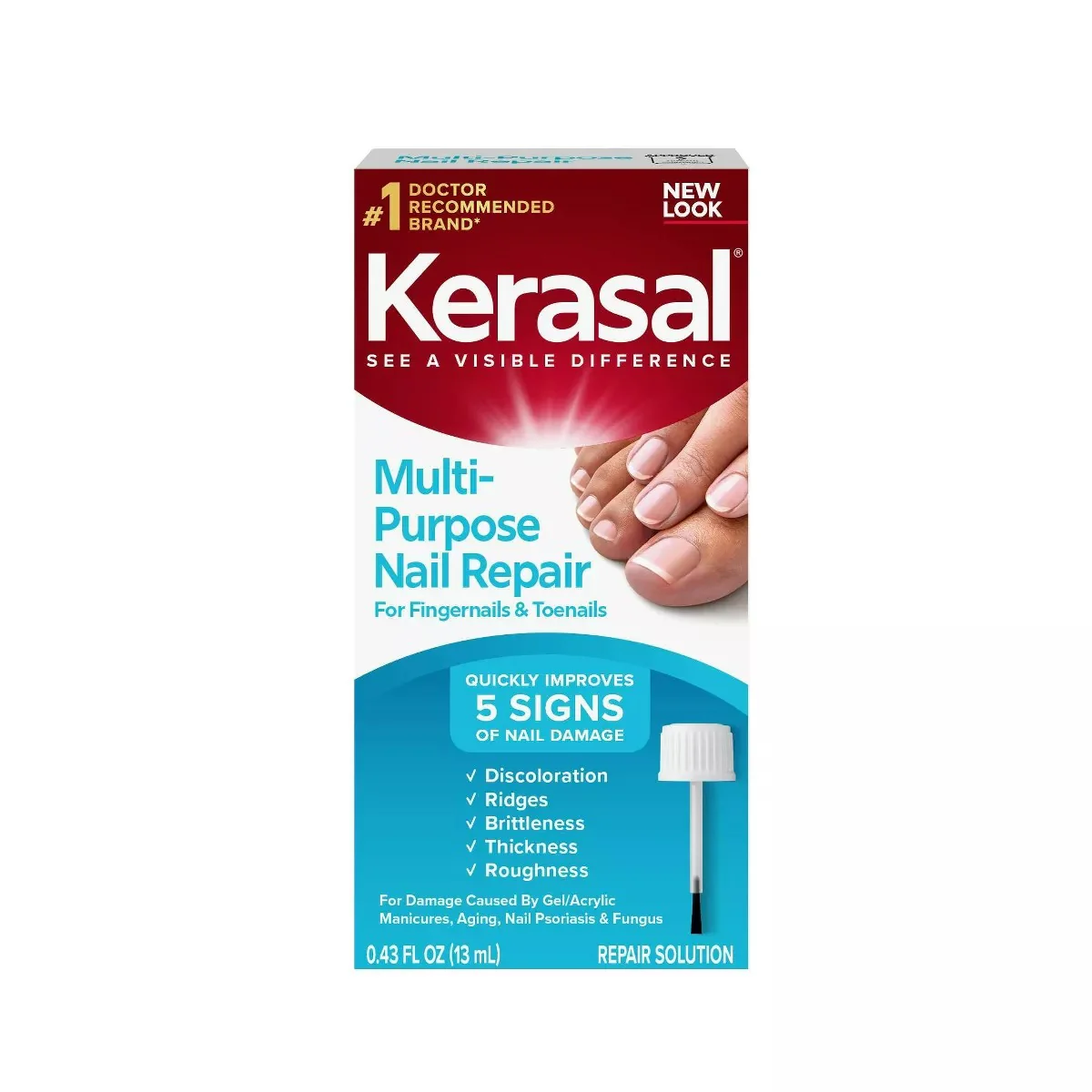 Kerasal Multi Purpose Fungal Nail Renewal Brush - 0.43oz/12pk