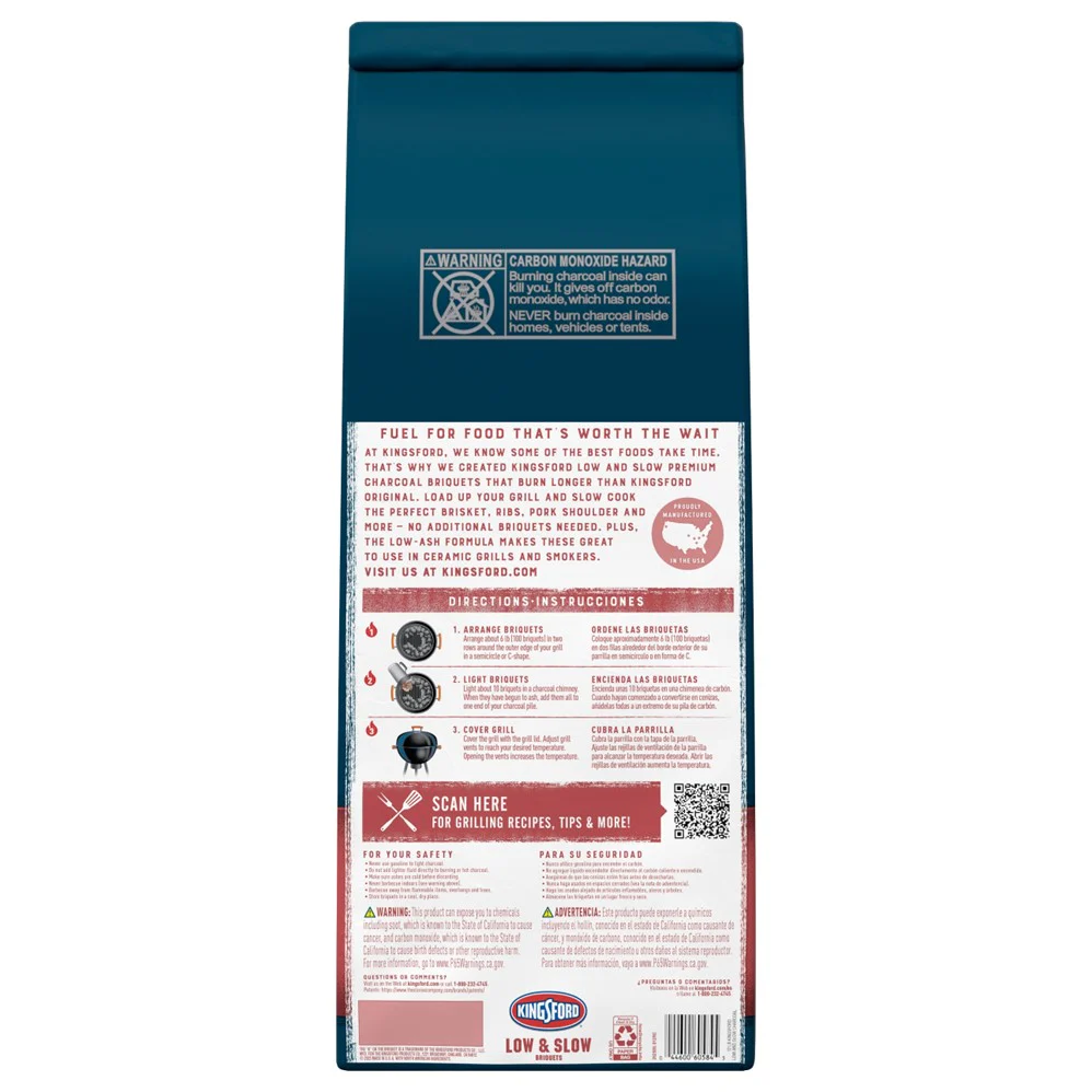 Kingsford Briquets Low And Slow - 12lb/1pk - Image 2