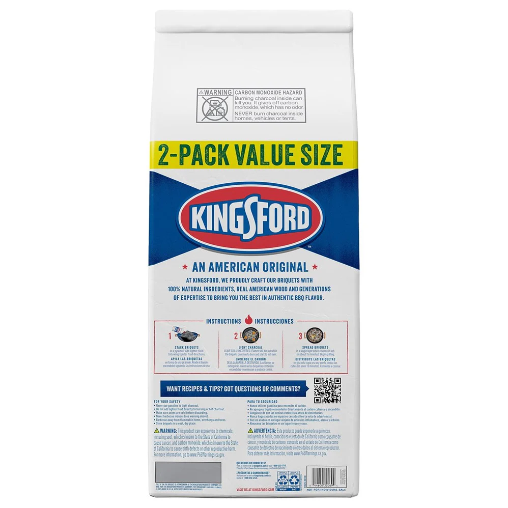 Kingsford Original Charcoal Briquettes - 20lbs/2pk - Image 2