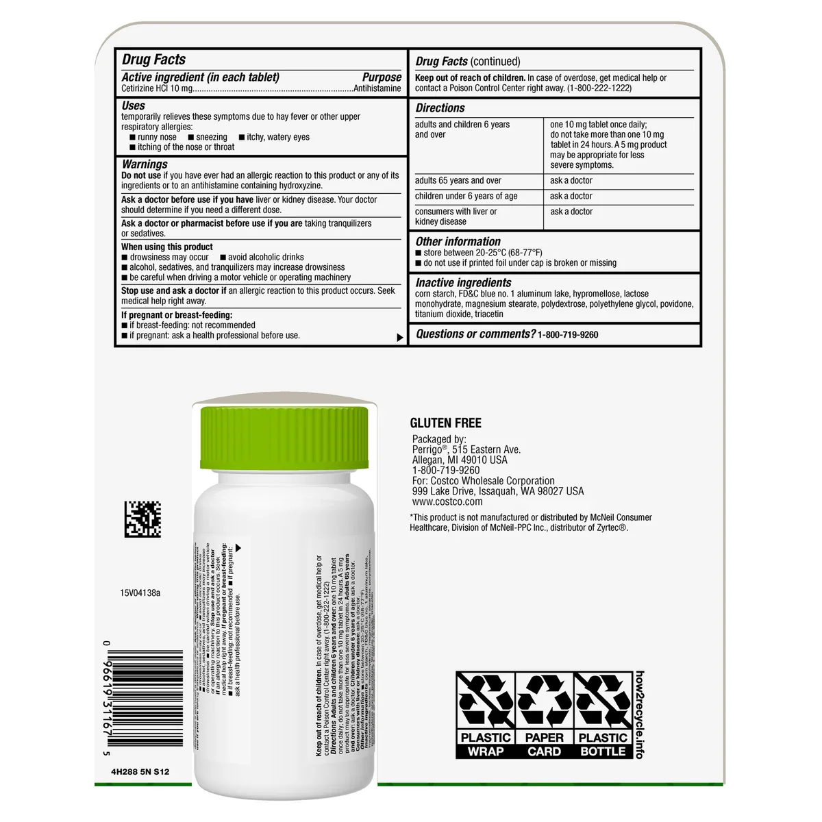Kirkland Signature Aller-Tec - 365ct/1pk - Image 2