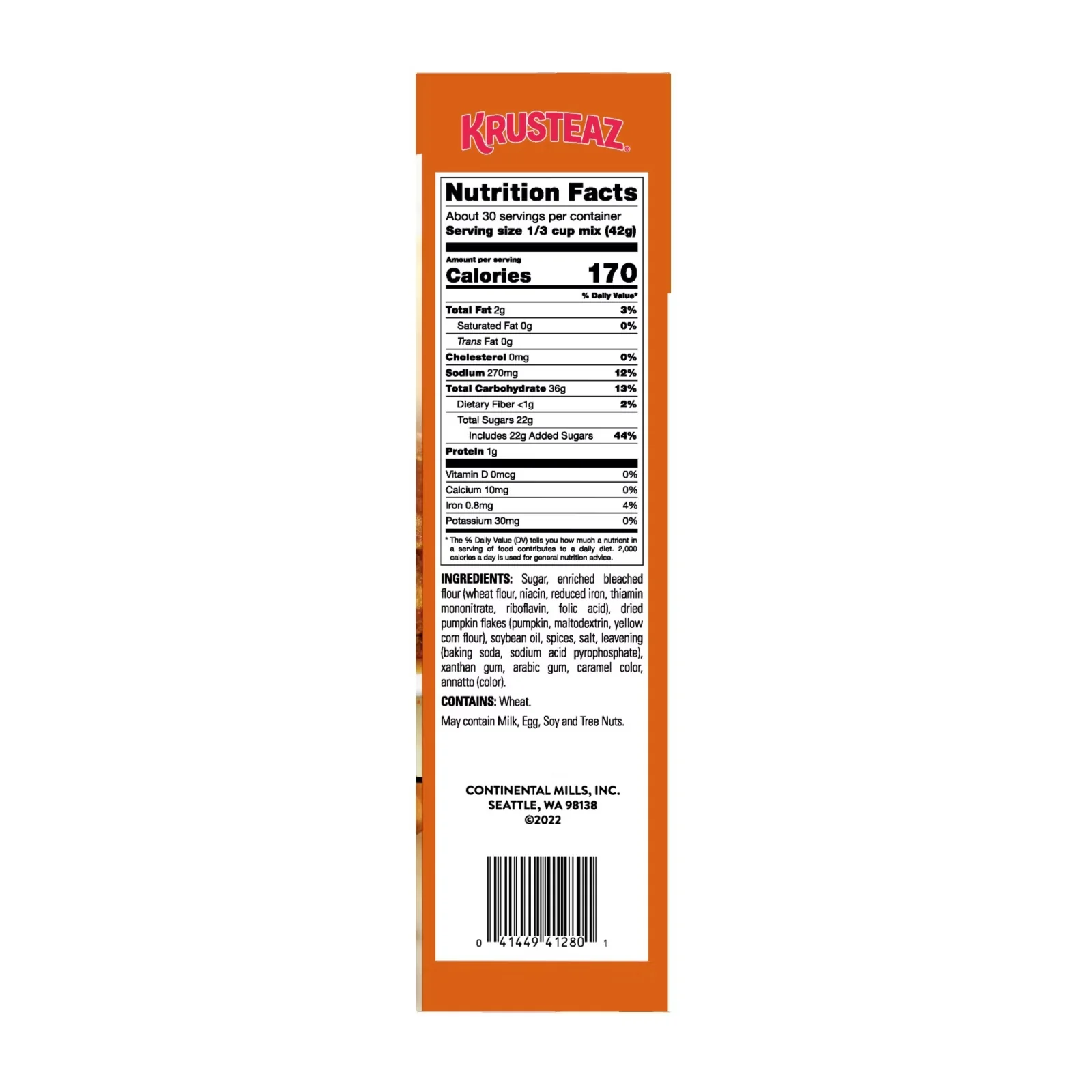 Krusteaz Pumpkin Spice Baking Mix - 45oz/1pk - Image 2