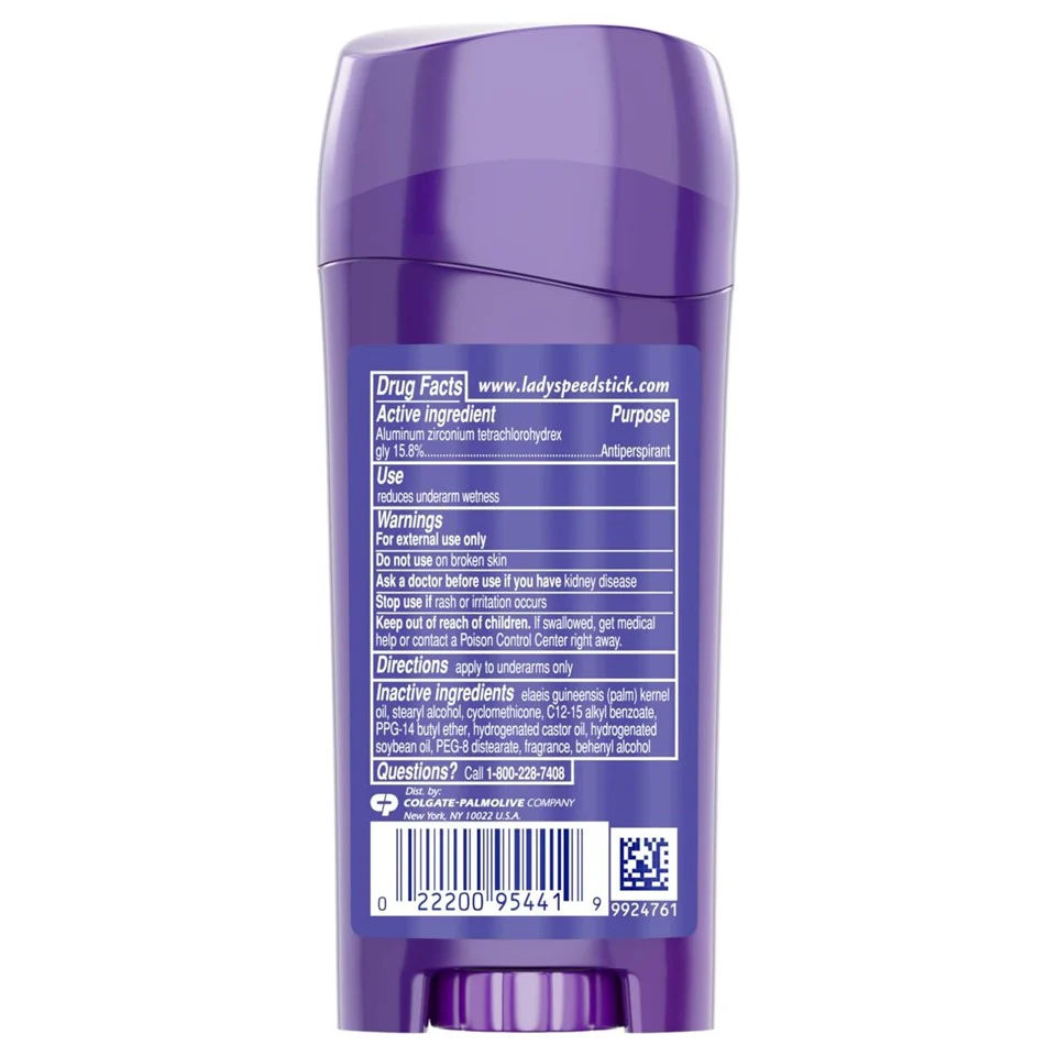 Lady Speed Stick Antiperspirant Invisible Dry Shower Fresh - 2.3oz/12pk - Image 2