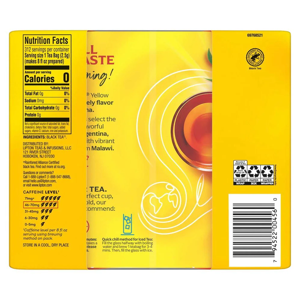 Lipton Tea Bags Black Tea - 312ct/1pk - Image 2