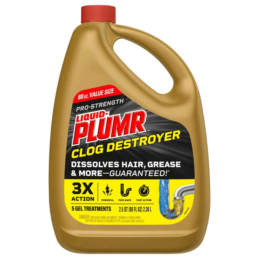 Liquid Plumr Clog Destroyer + Pipeguard - 80oz/6pk