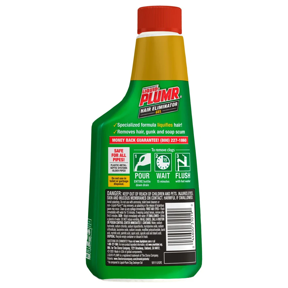 Liquid Plumr Pro-Strength Hair Clog Eliminator - 16oz/6pk - Image 2