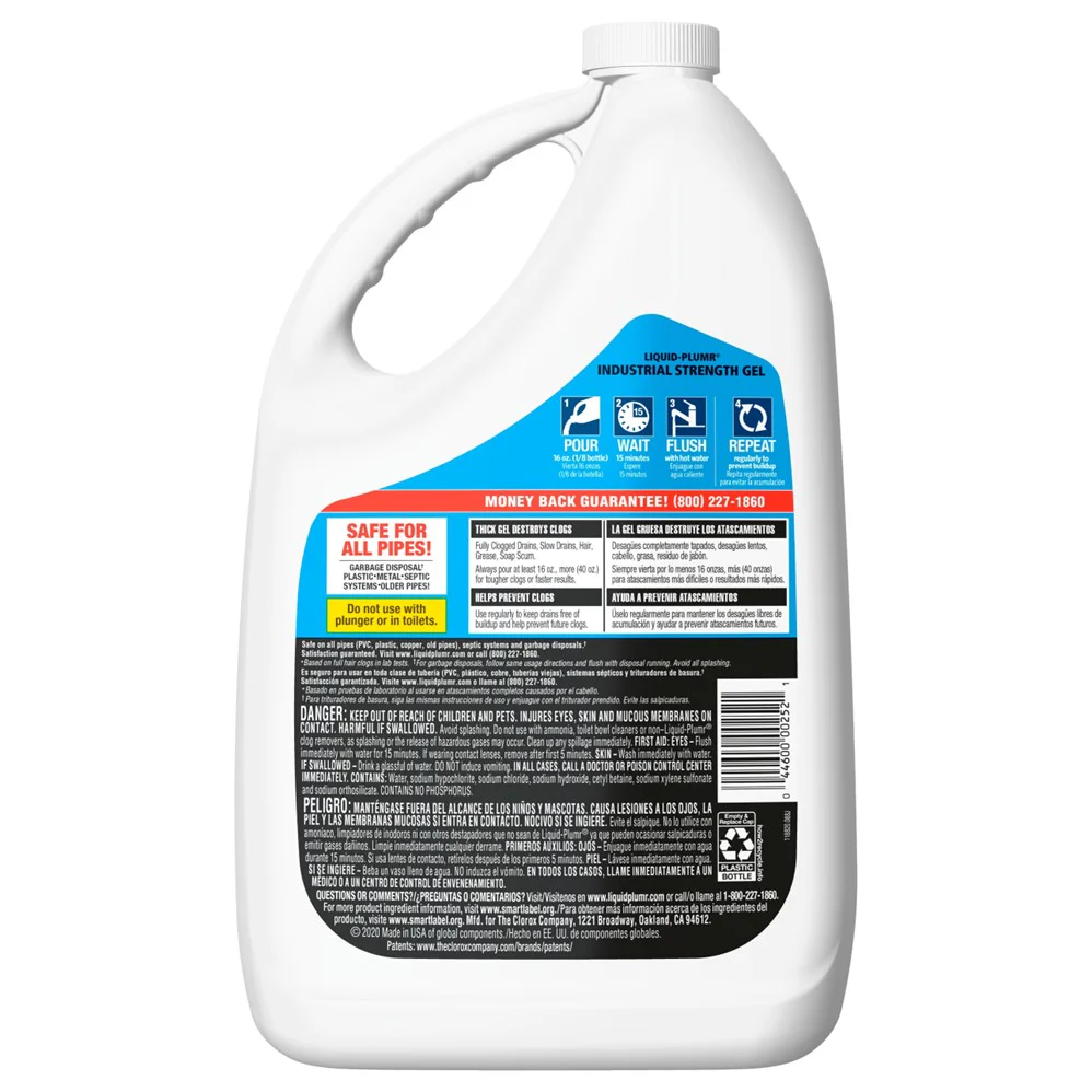 Liquid Plumr Industrial Strength Gel - 128oz/4pk - Image 2