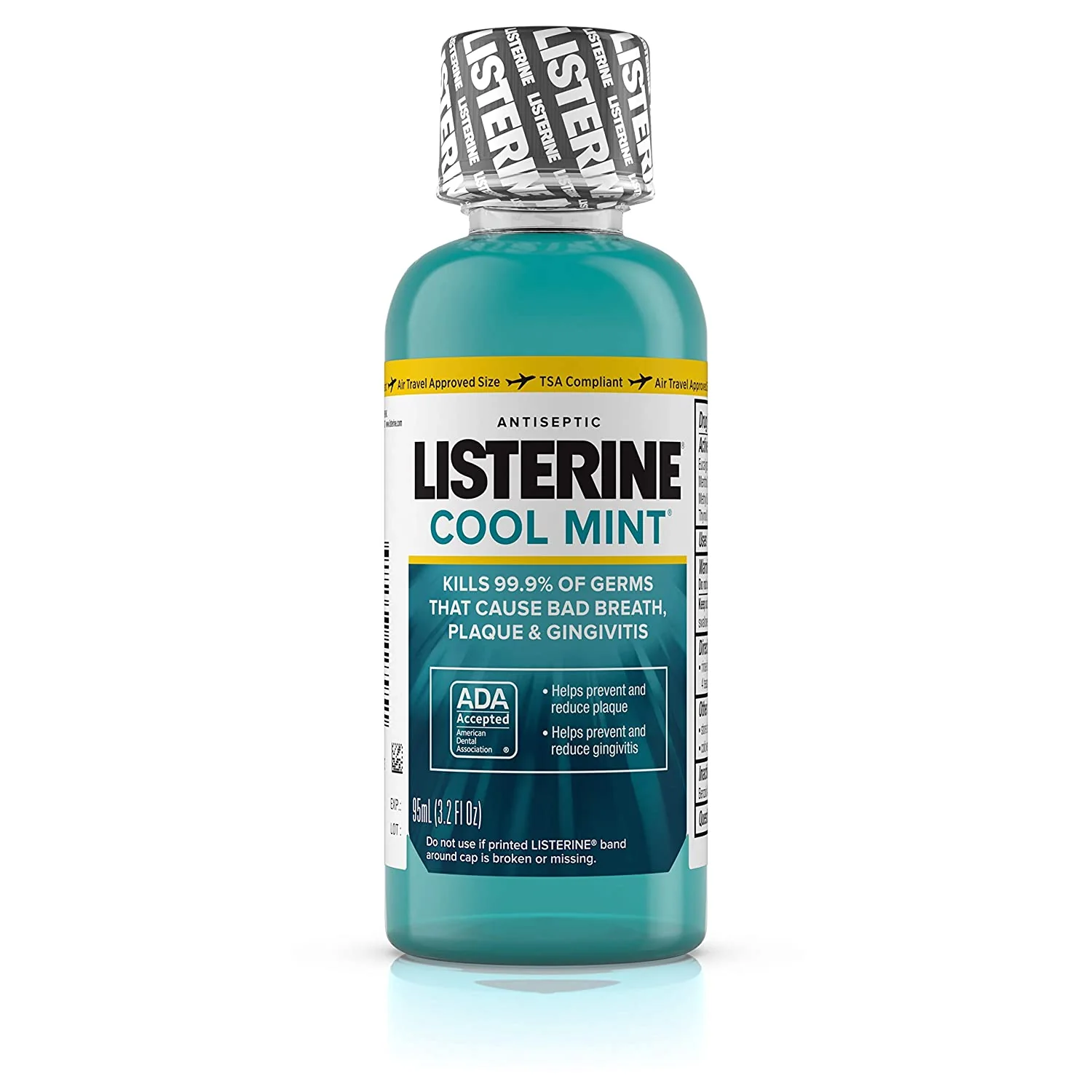 Listerine Antiseptic Mouthwash Cool Mint - 3.2oz/12pk