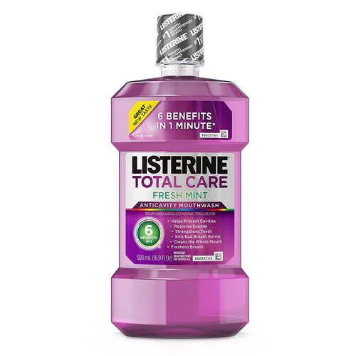 Listerine Fresh Mint Total Care - 500ML/6pk